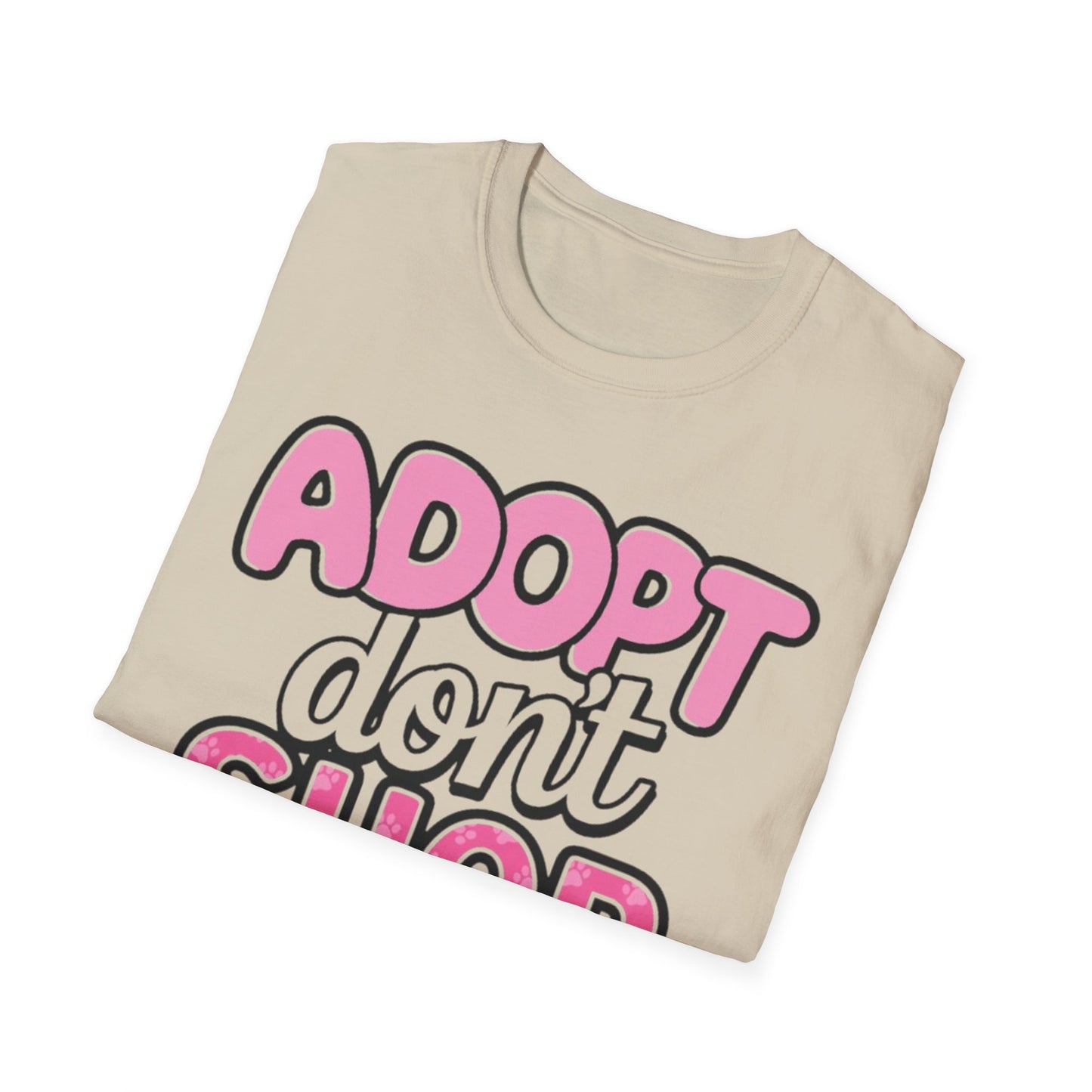 Adopt Don't Shop T-Shirt Printify T-Shirt Rhythm & Drip Apparel