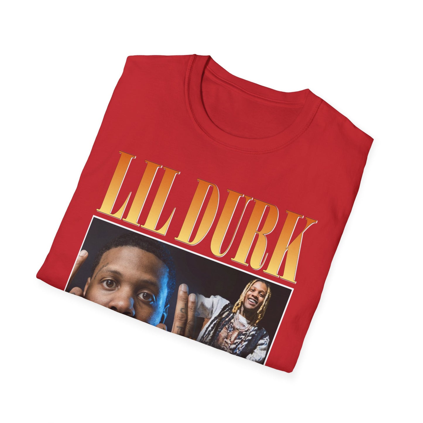 Lil Durk Graphic Unisex Softstyle T-Shirt - Trendy Music Tee for Fans - Rhythm & Drip