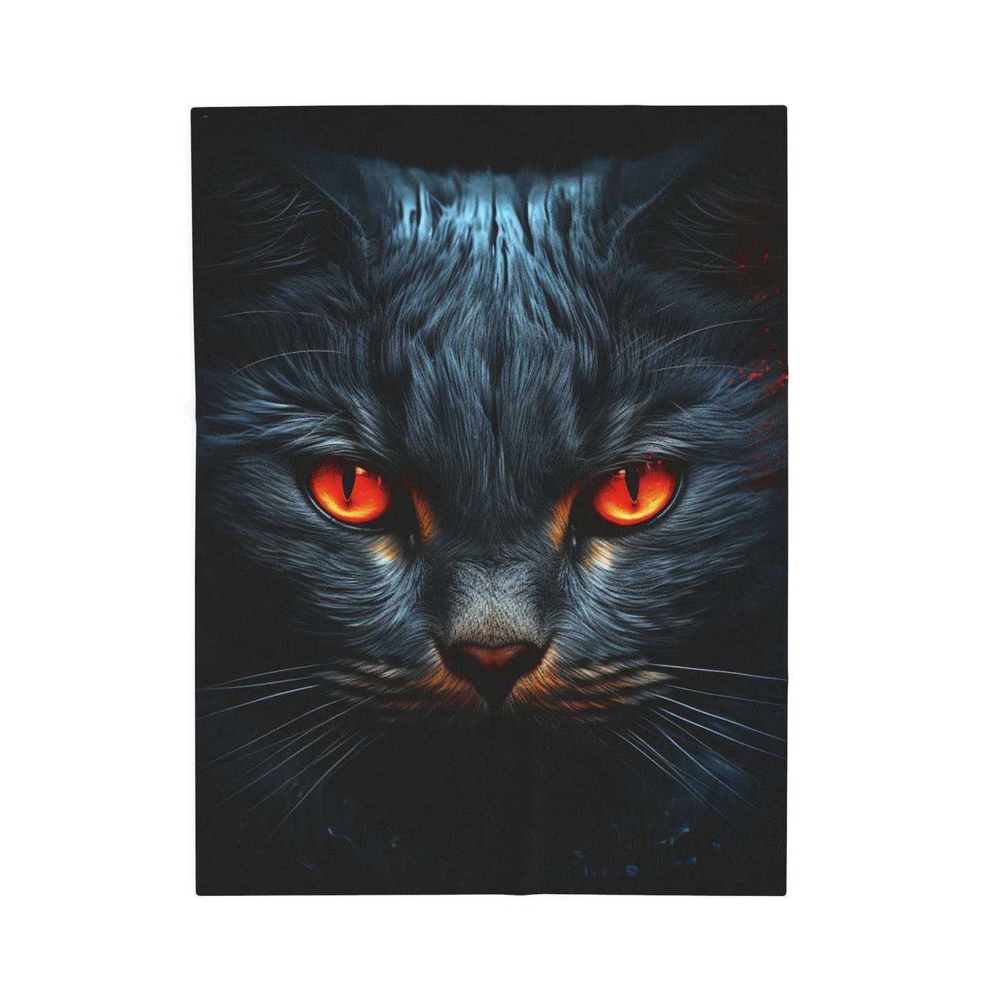 Cat- Fierce Feline Velveteen Plush Blanket, Cozy Cat Lover Throw, Cat-Themed Home Decor, Unique Gift for Pet Owners, Soft Warm Blanket 30" × 40" Rhythm & Drip All Over Prints Rhythm & Drip Apparel