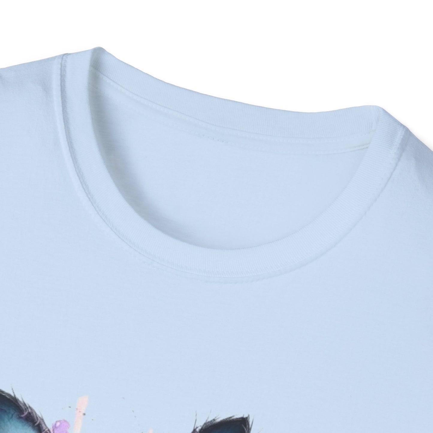 Cute Gothic Bunny Unisex T-Shirt | Softstyle Tee for Halloween & Casual Wear