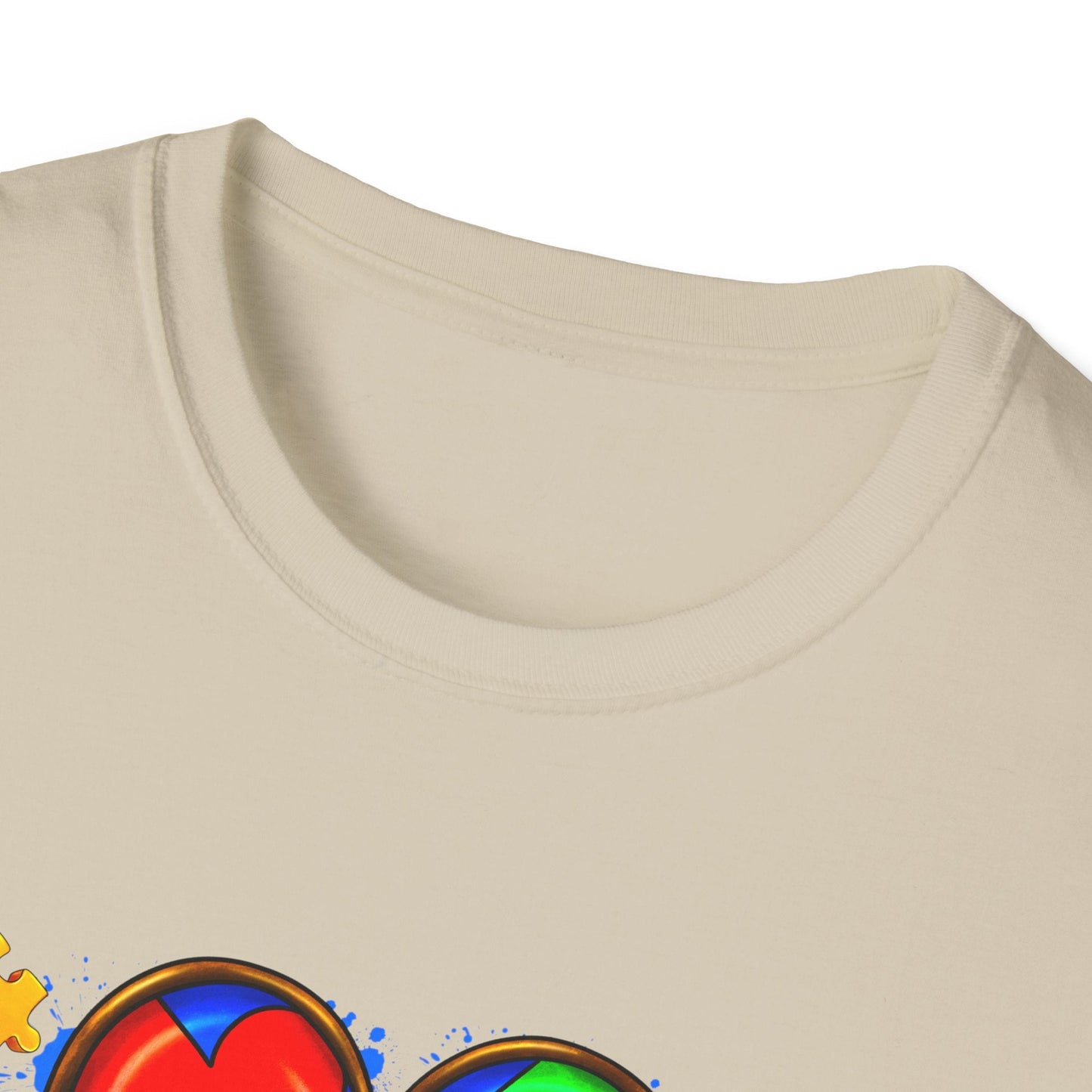 Autism Puzzle Heart T-Shirt Printify T-Shirt Rhythm & Drip Apparel