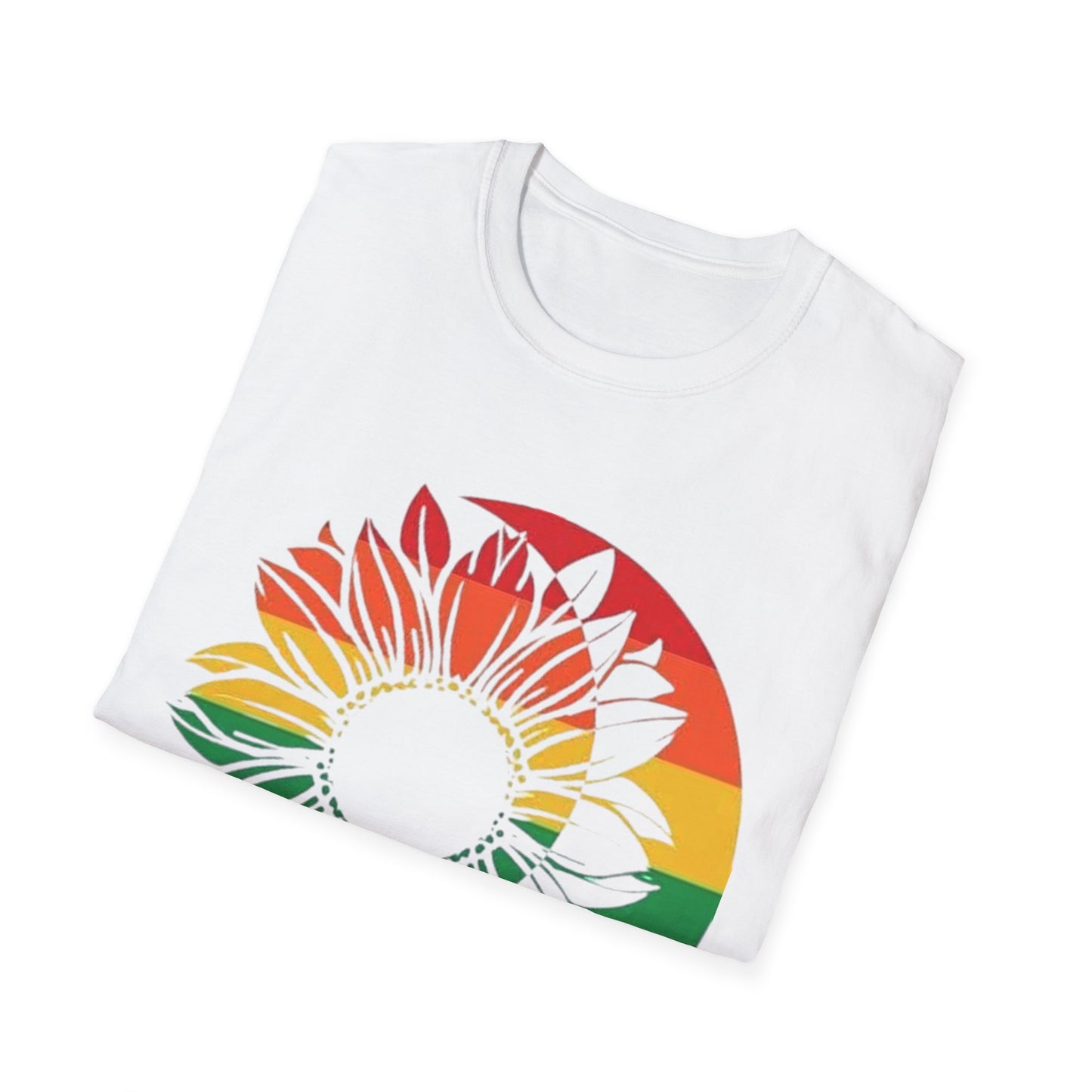 Vibrant Sunflower LGBTQ+ Unisex T-Shirt Printify T-Shirt Rhythm & Drip Apparel