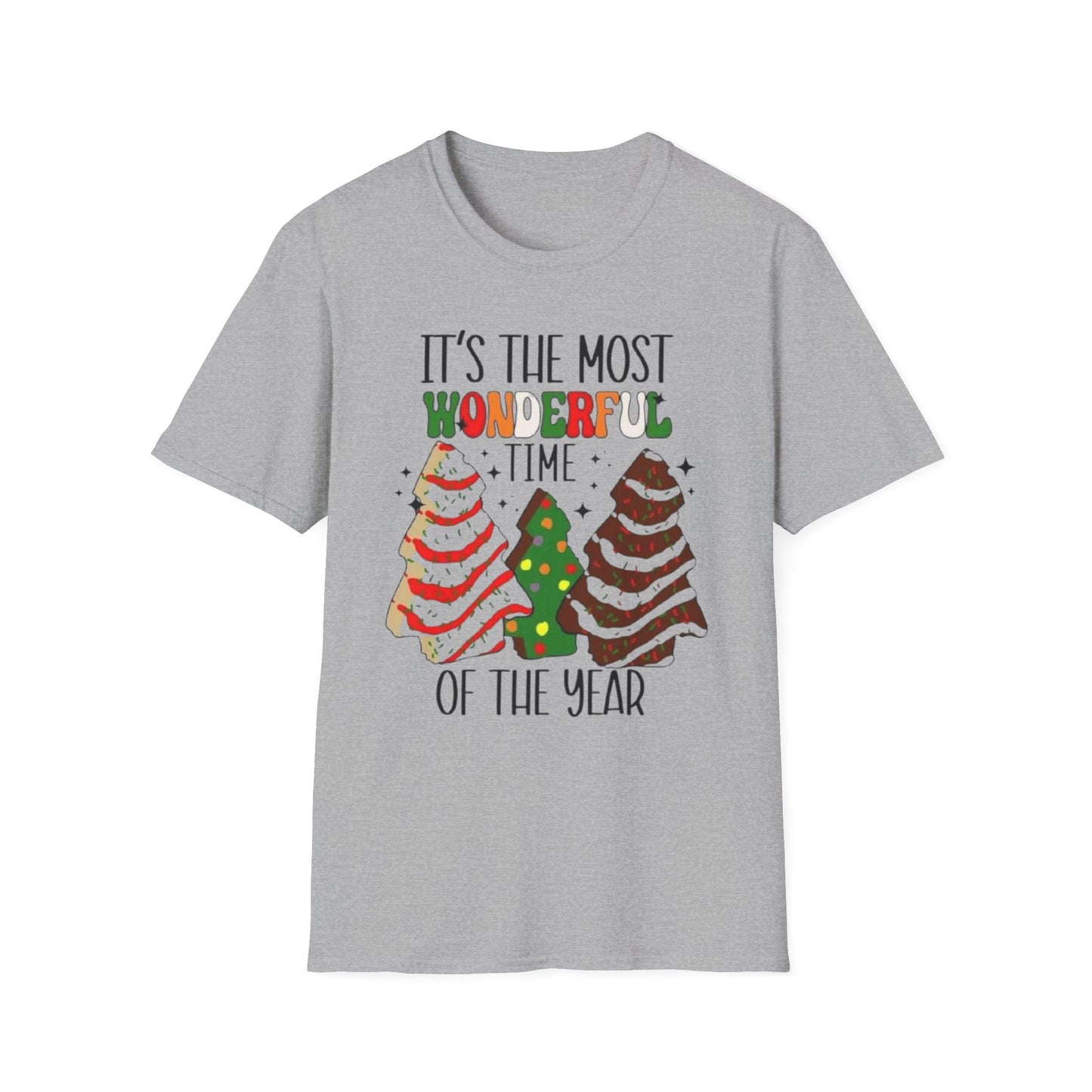 Winter- The Most Wonderful time Of The Year Sport Grey Printify T-Shirt Rhythm & Drip Apparel