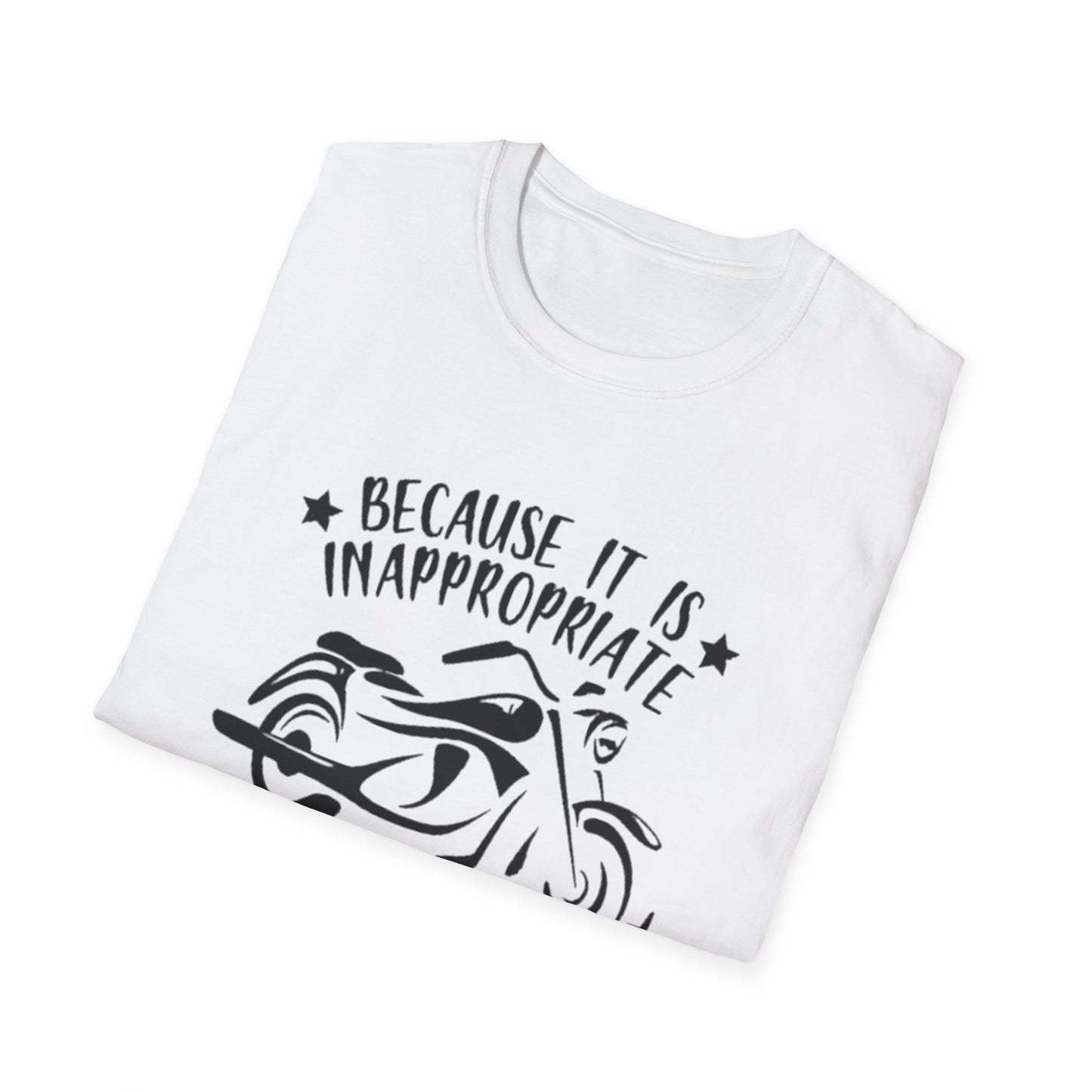 Because Using A Vibrator In Public Is Inappropriate T-Shirt Printify T-Shirt Rhythm & Drip Apparel