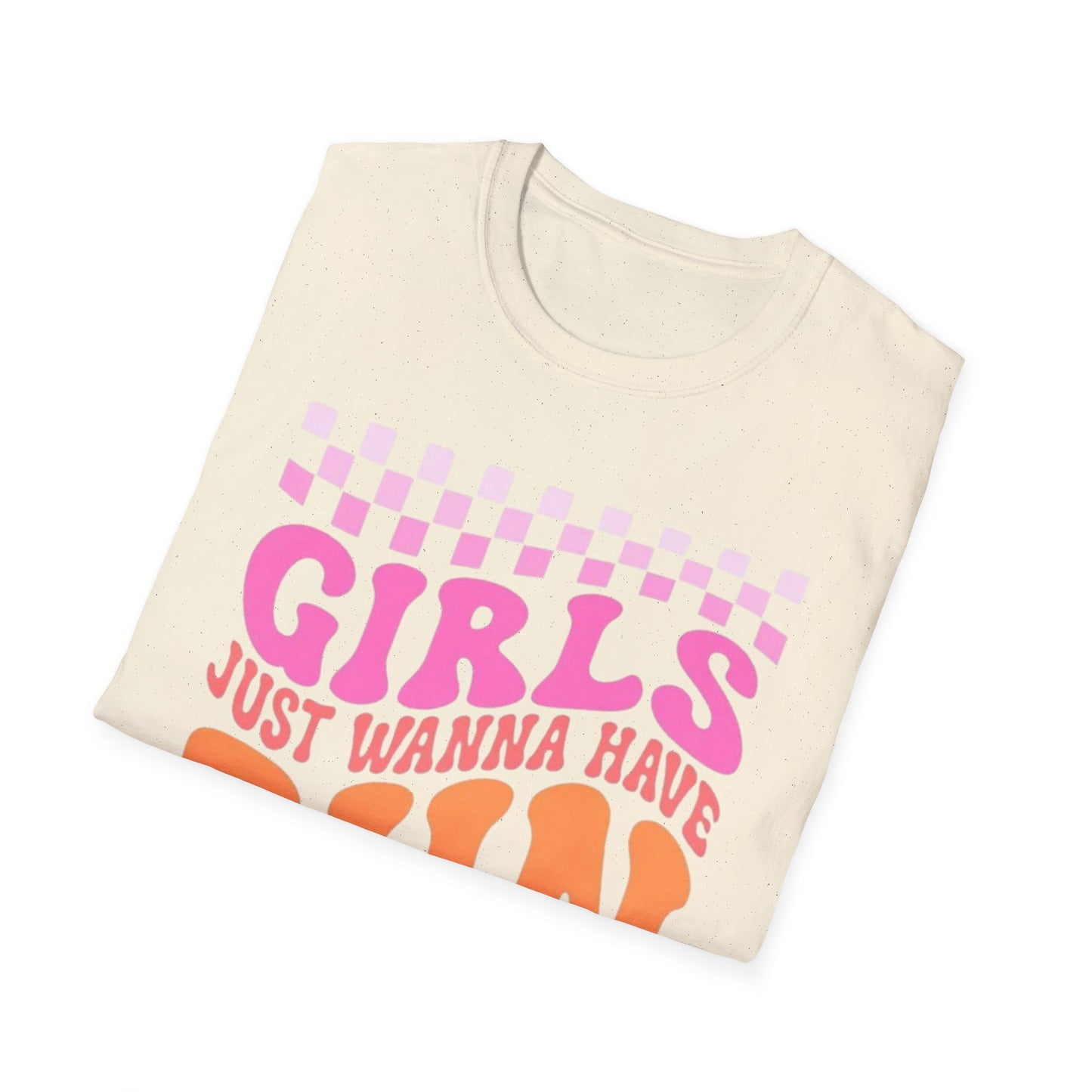 Girls Just Wanna Have Sun Unisex T-Shirt - Softstyle Summer Vibes Tee