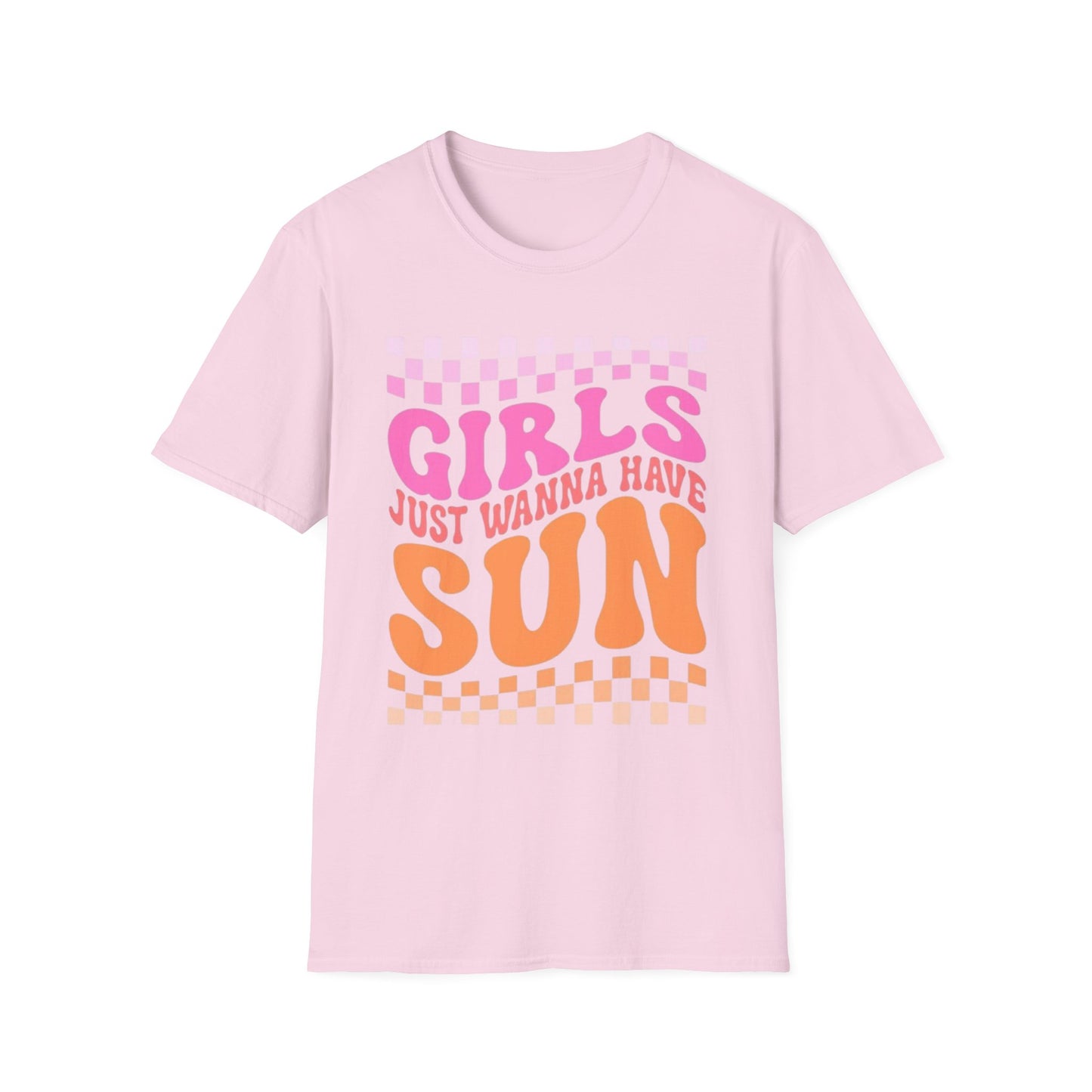 Girls Just Wanna Have Sun Unisex T-Shirt - Softstyle Summer Vibes Tee