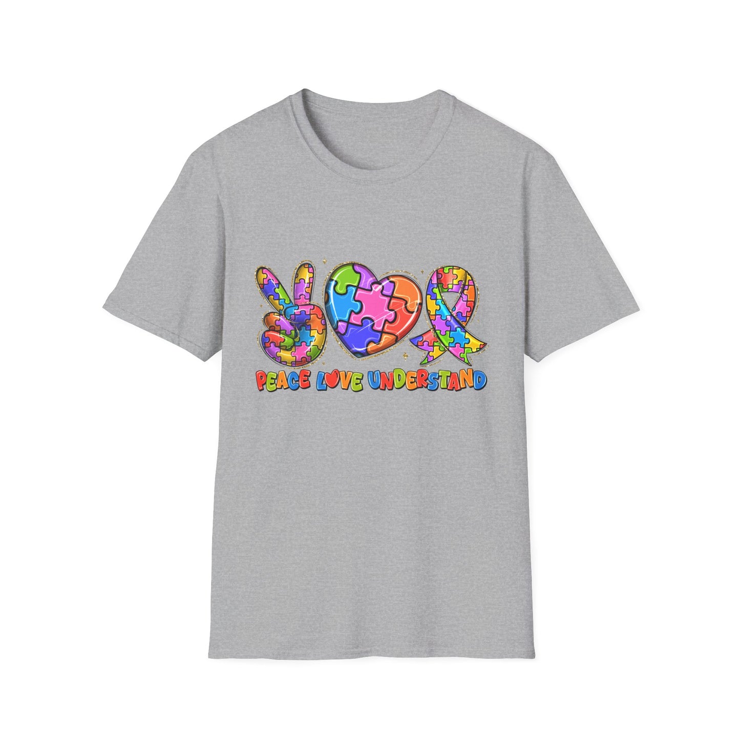 Autism Awareness T-Shirt Sport Grey Printify T-Shirt Rhythm & Drip Apparel