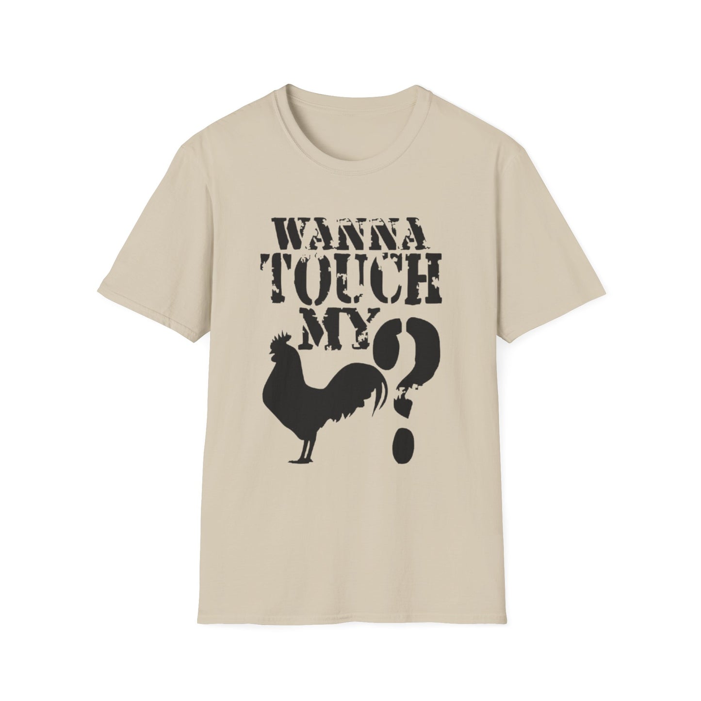 Wanna Touch My Rooster? Sand Printify T-Shirt Rhythm & Drip Apparel