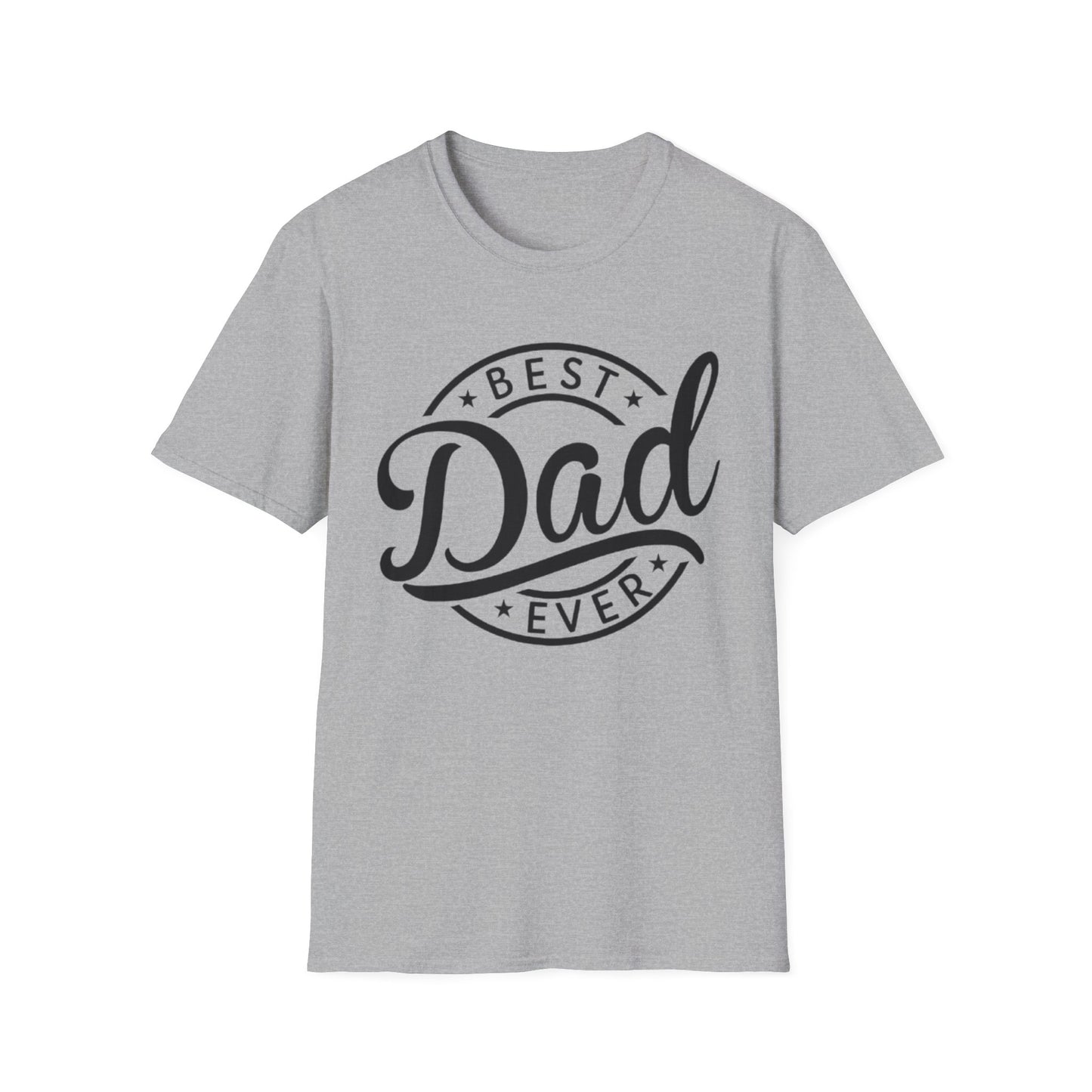 Best Dad Everr T-Shirt Sport Grey Printify T-Shirt Rhythm & Drip Apparel