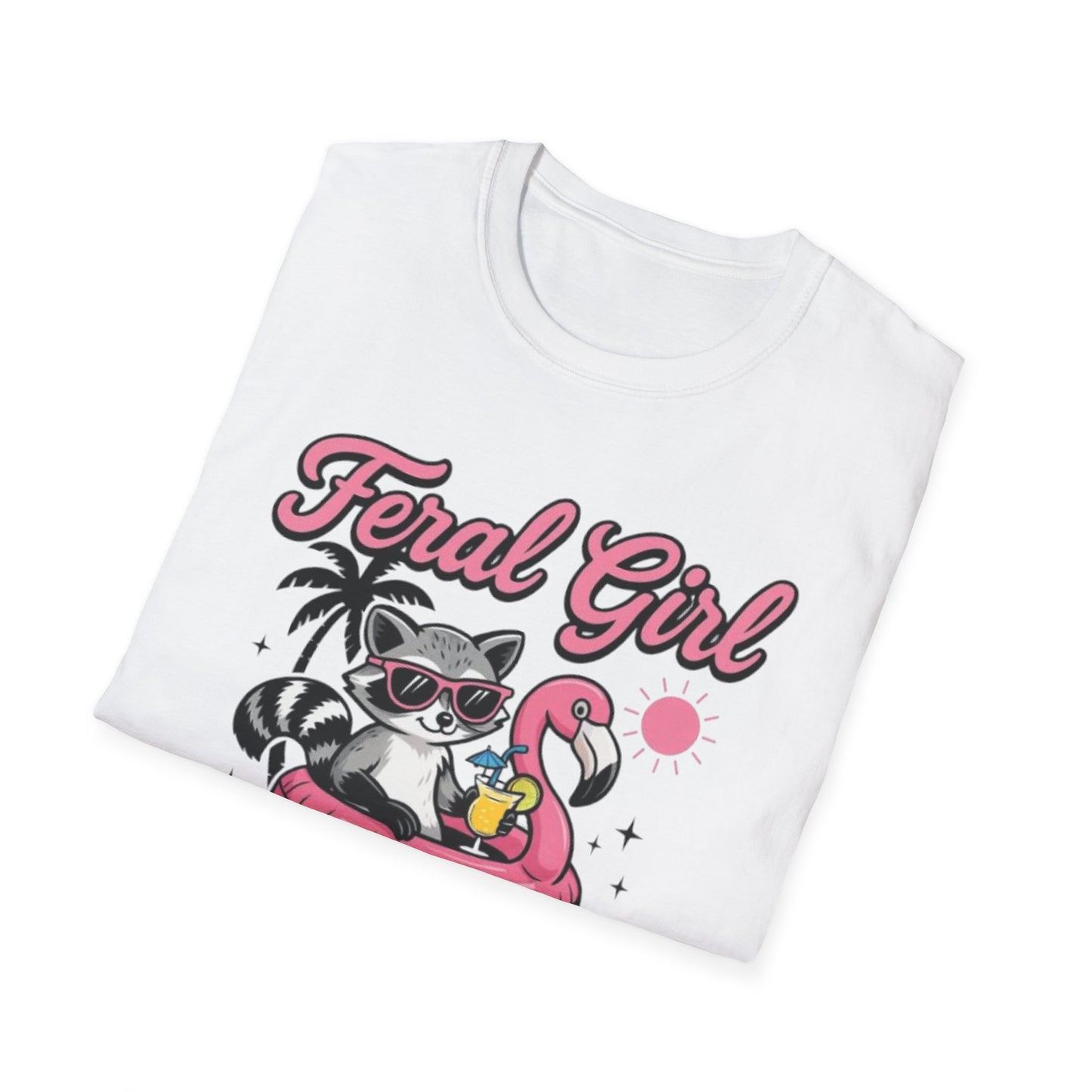 Summer- Feral Girl Summer T-Shirt Printify T-Shirt Rhythm & Drip Apparel