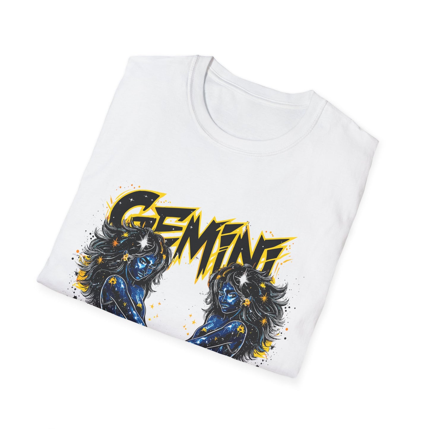 Gemini Zodiac T-Shirt Printify T-Shirt Rhythm & Drip Apparel