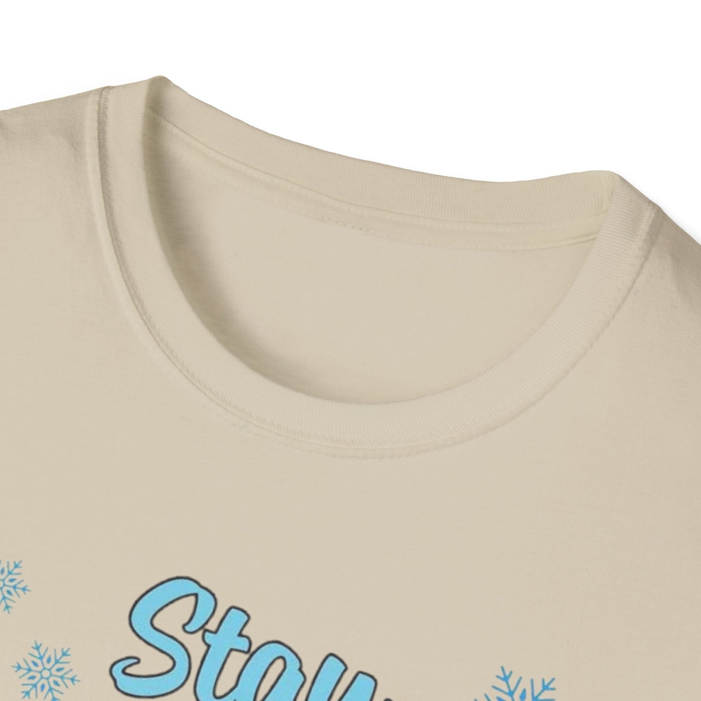 Winter- Cozy Snowman T-Shirt Printify T-Shirt Rhythm & Drip Apparel
