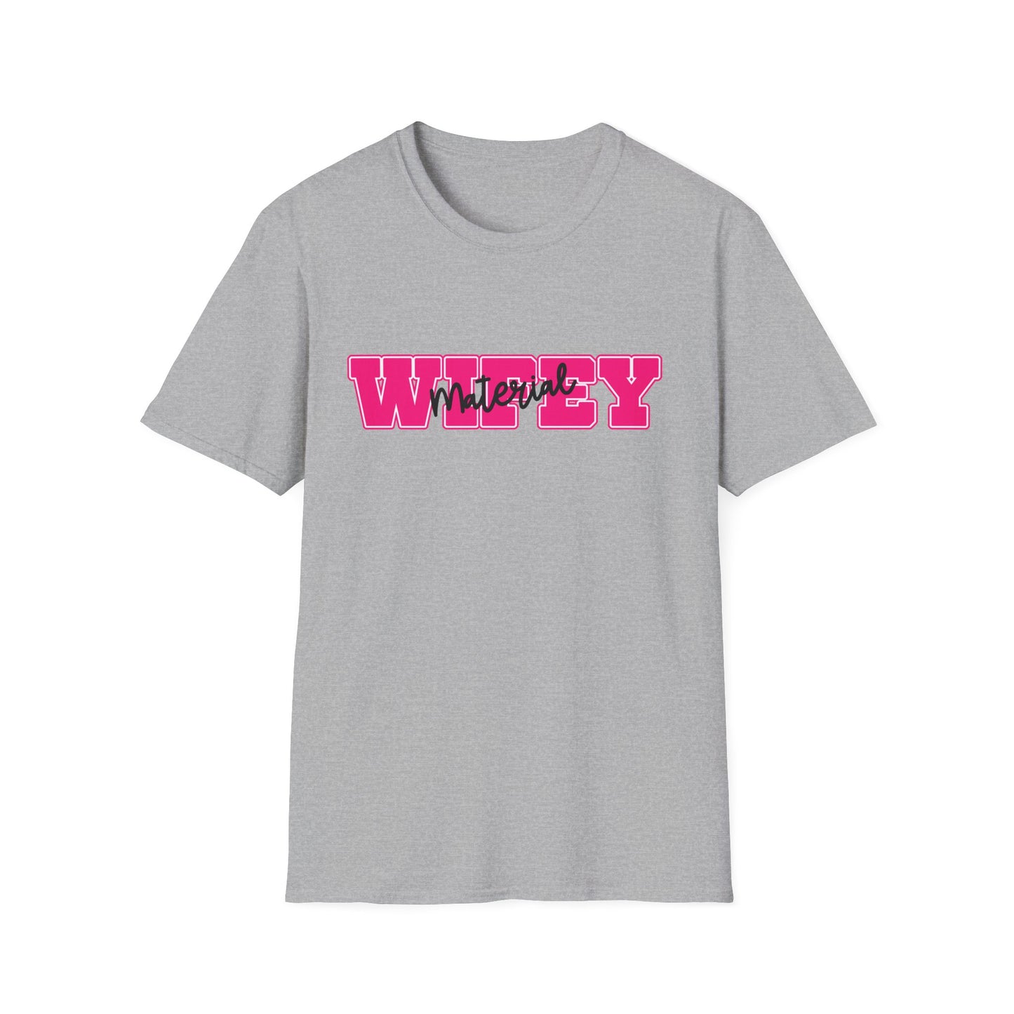 Wifey Material T-Shirt Sport Grey Printify T-Shirt Rhythm & Drip Apparel