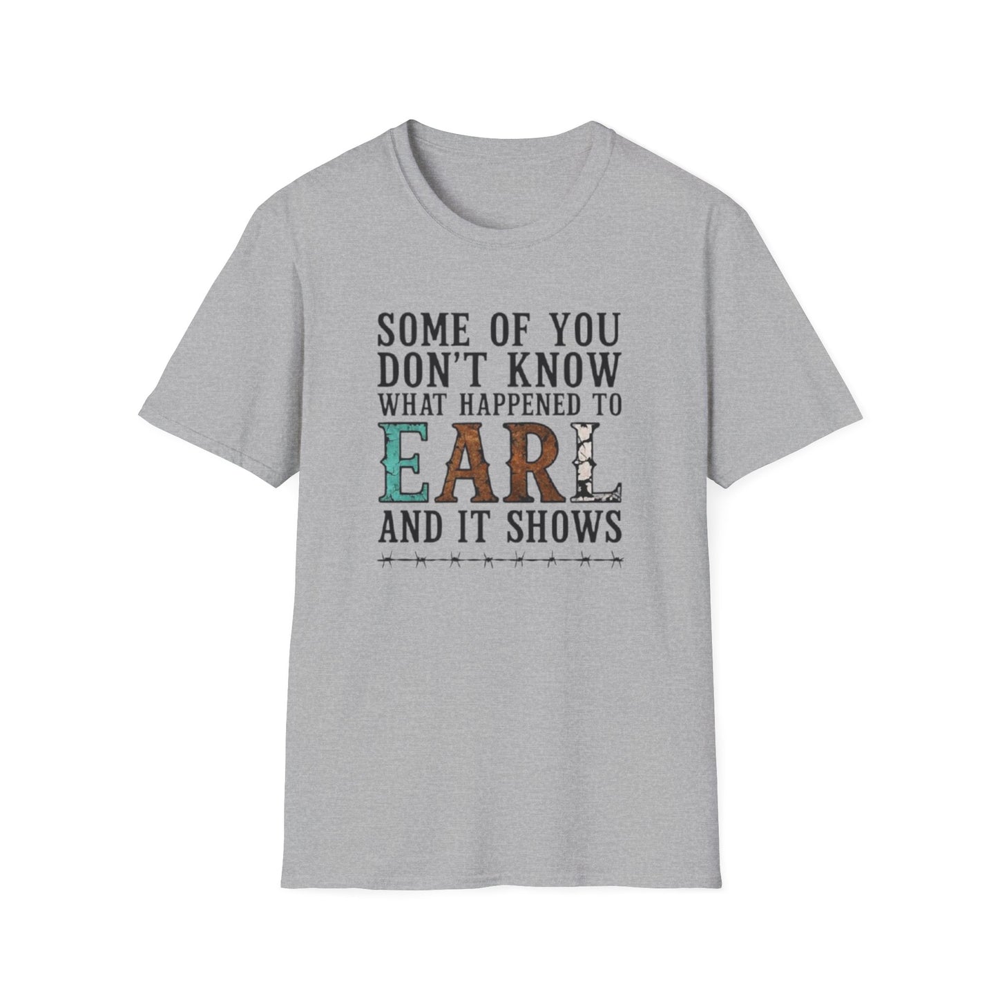 What Happened to Earl? Graphic Tee Sport Grey Printify T-Shirt Rhythm & Drip Apparel