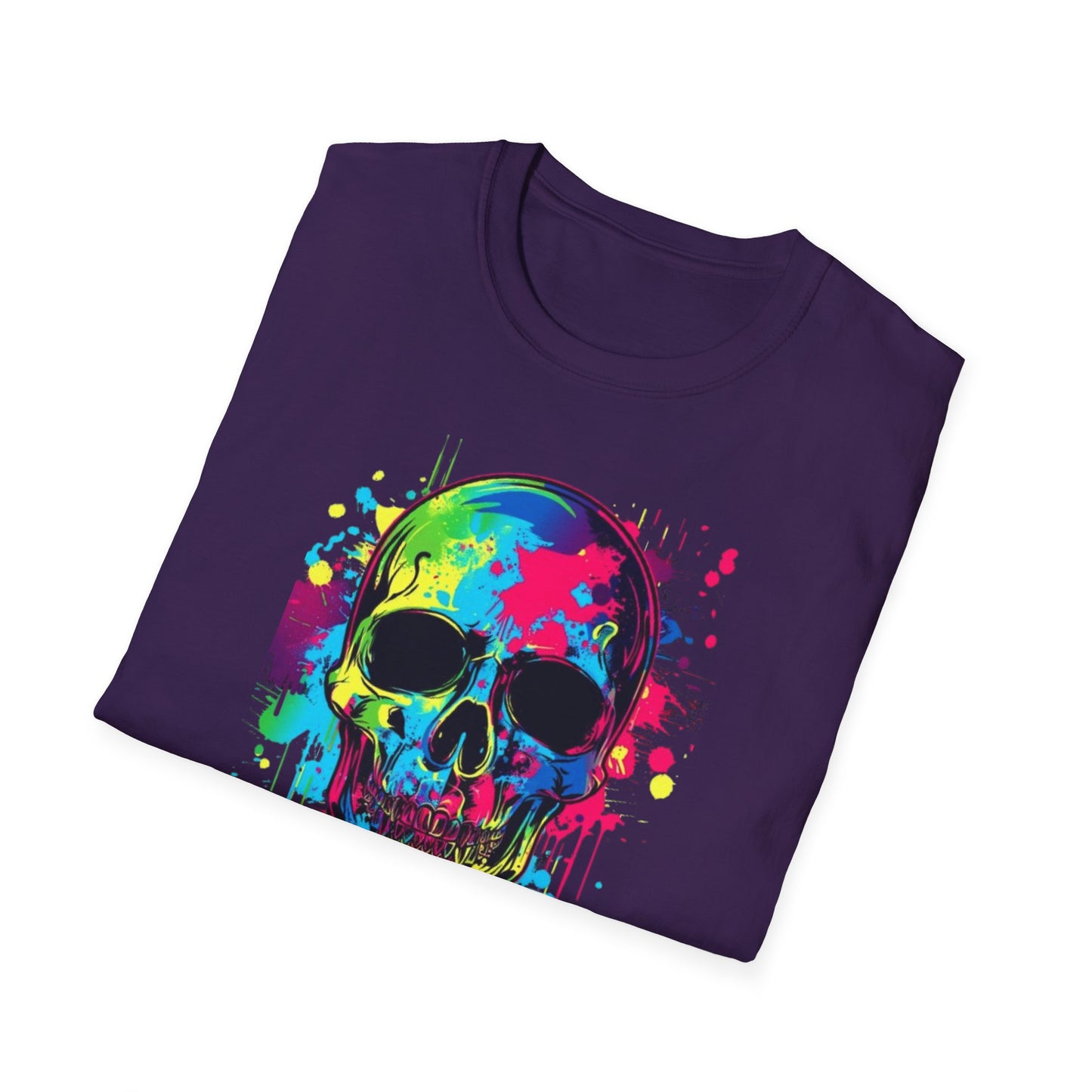 Colorful Skull Graphic T-Shirt Printify T-Shirt Rhythm & Drip Apparel