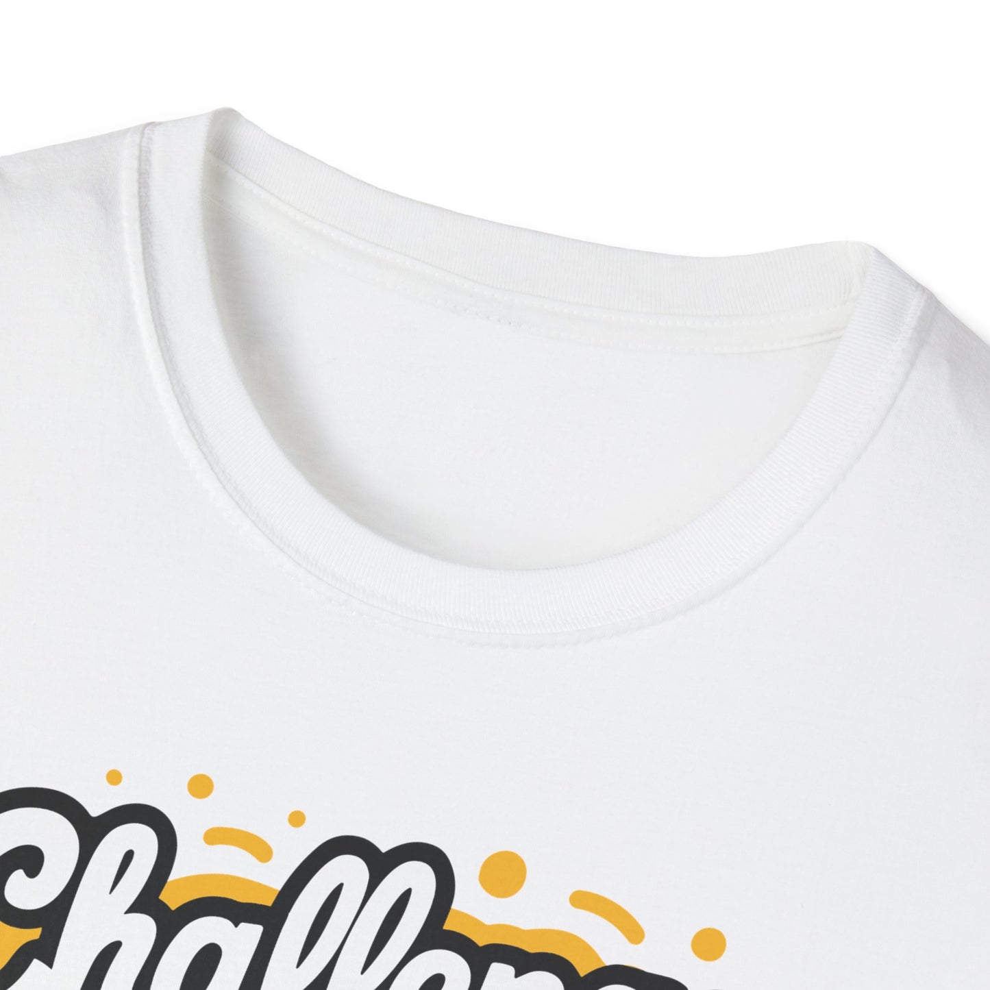 Inspirational Unisex Softstyle T-Shirt - 'Challenge Yourself Every Day, Face Your Fears'