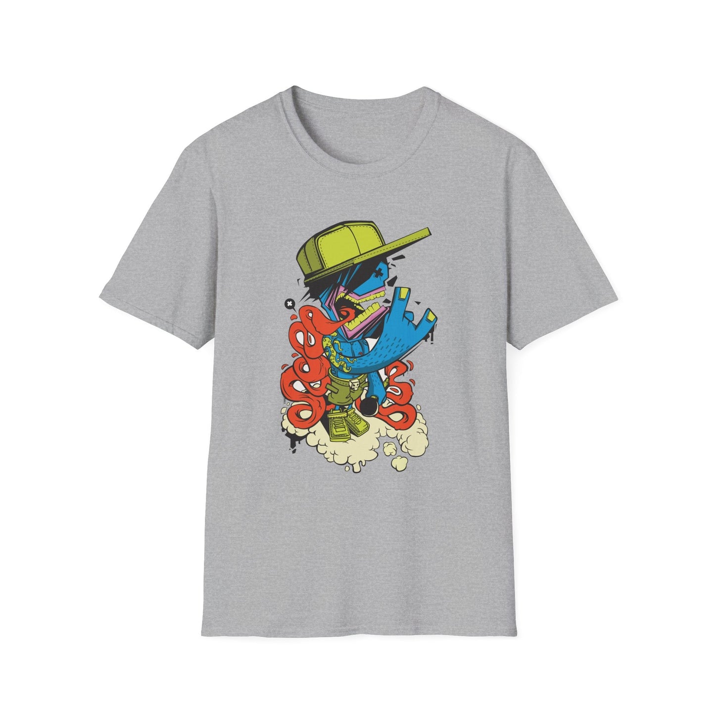 Cartoon Homie T-Shirt Sport Grey Printify T-Shirt Rhythm & Drip Apparel