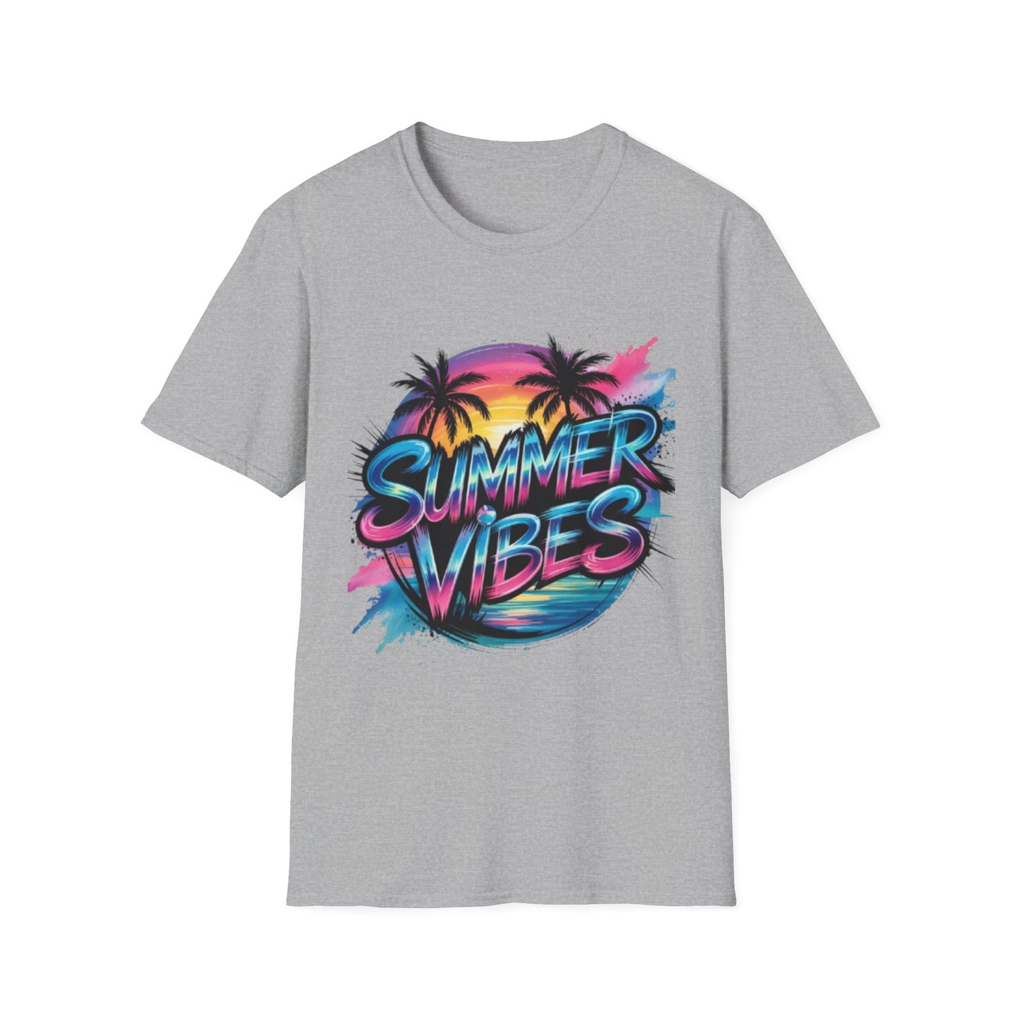Summer- Summer Vibes T-Shirt Sport Grey Printify T-Shirt Rhythm & Drip Apparel