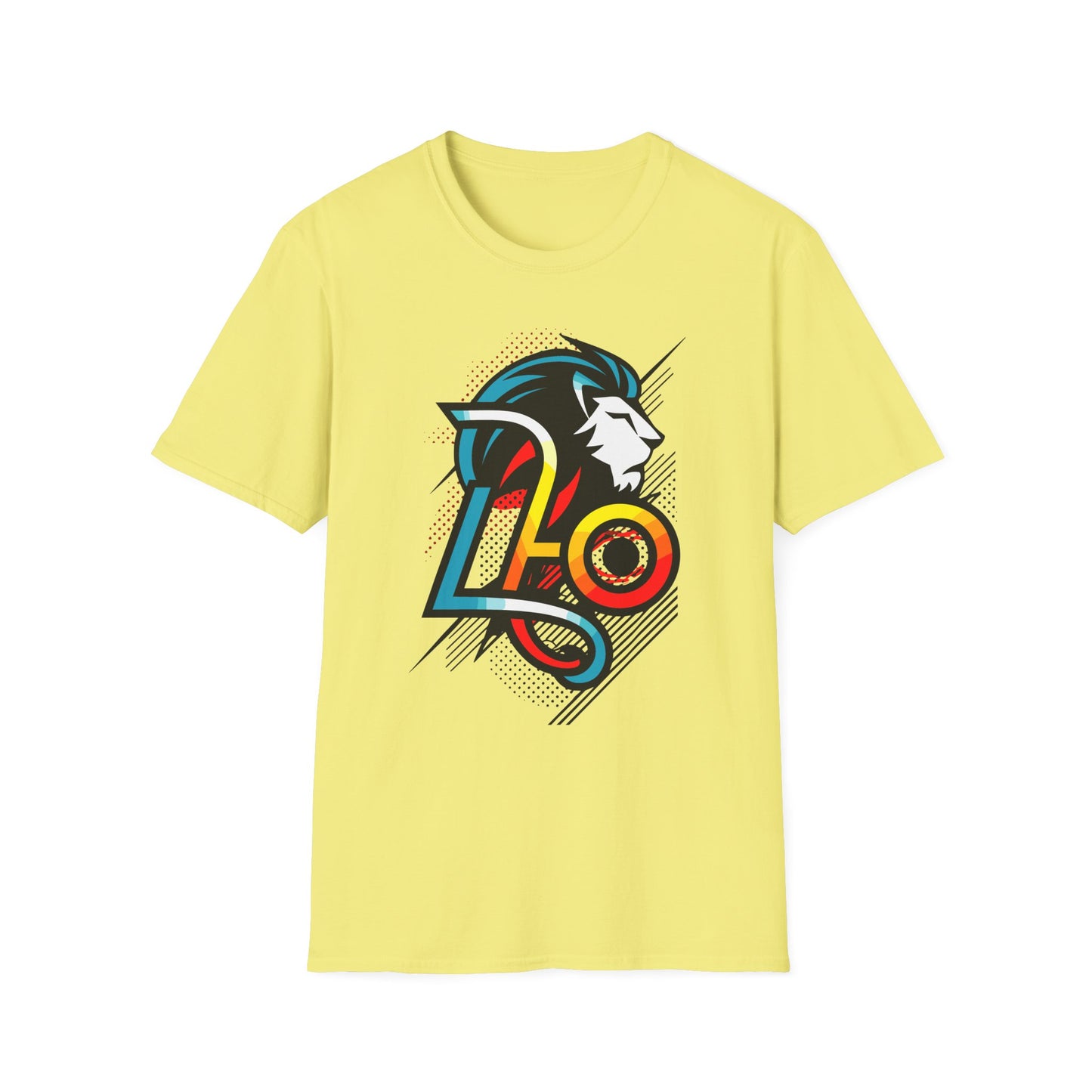 Leo Zodiac T-Shirt Cornsilk Printify T-Shirt Rhythm & Drip Apparel