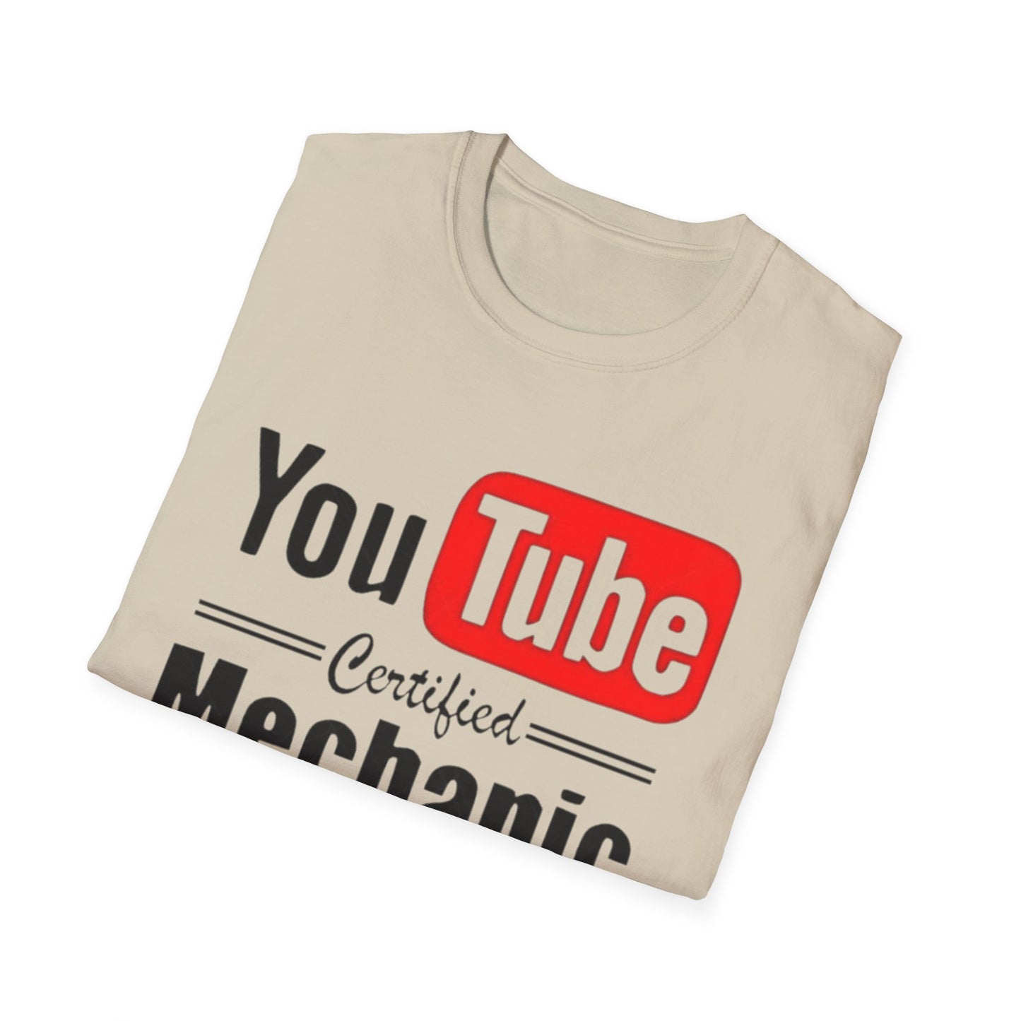 YouTube Certified Mechanic T-Shirt Printify T-Shirt Rhythm & Drip Apparel