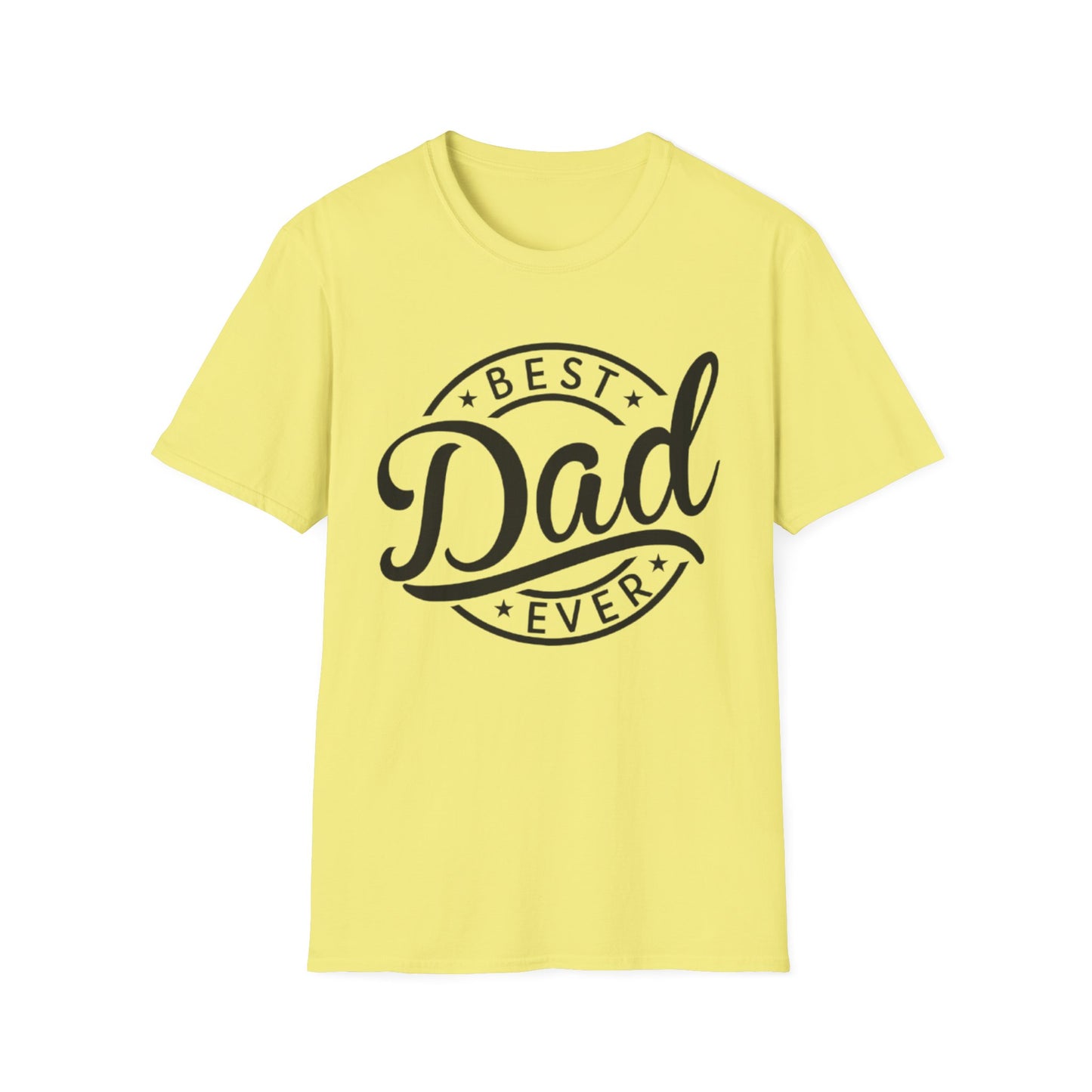 Best Dad Everr T-Shirt Cornsilk Printify T-Shirt Rhythm & Drip Apparel