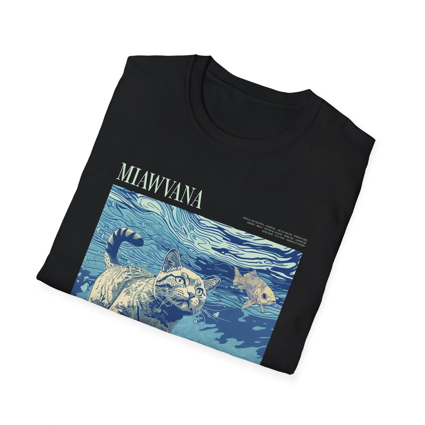 Music- Miawana Cat T-Shirt Printify T-Shirt Rhythm & Drip Apparel