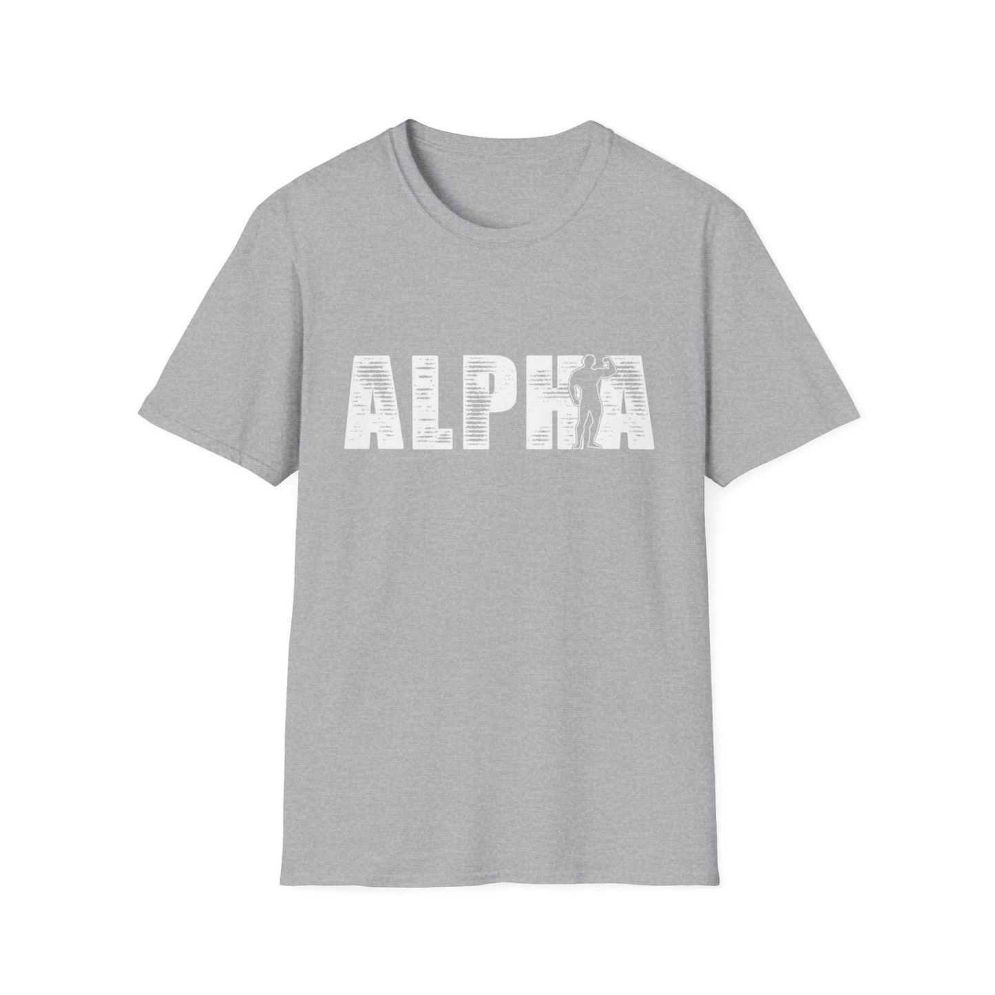 Alpha T-Shirt Sport Grey Printify T-Shirt Rhythm & Drip Apparel
