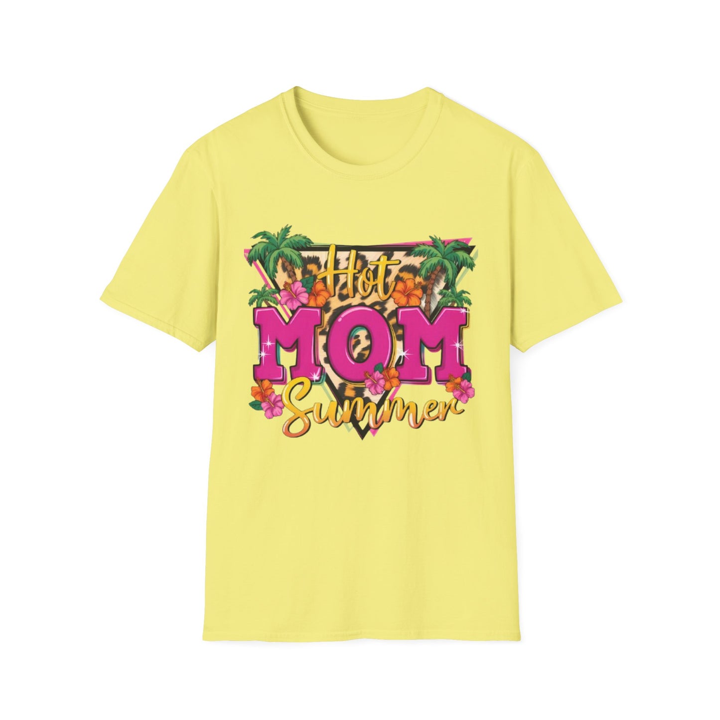 Summer- Hot Mom Summer T-Shirt Cornsilk Printify T-Shirt Rhythm & Drip Apparel
