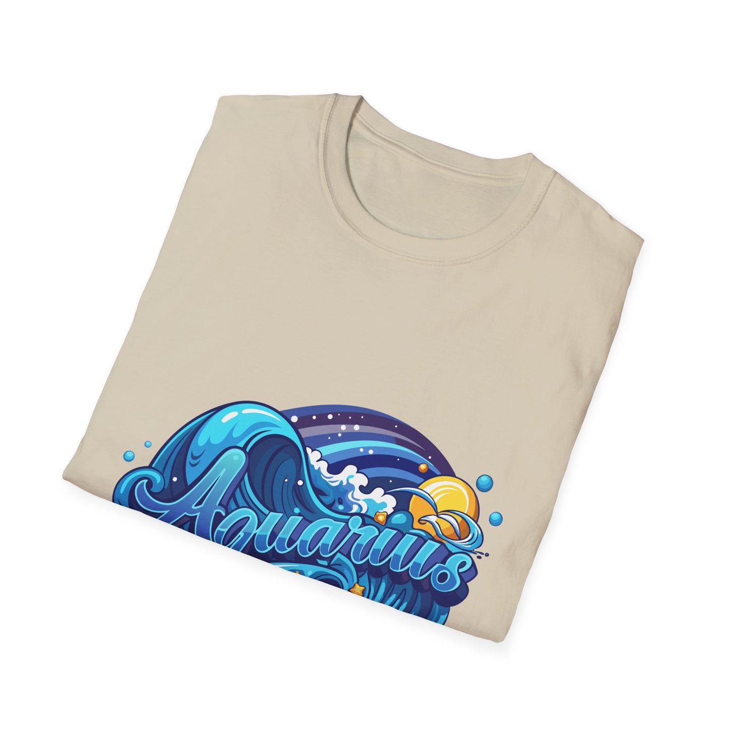 Aquarius Wave T-Shirt Printify T-Shirt Rhythm & Drip Apparel