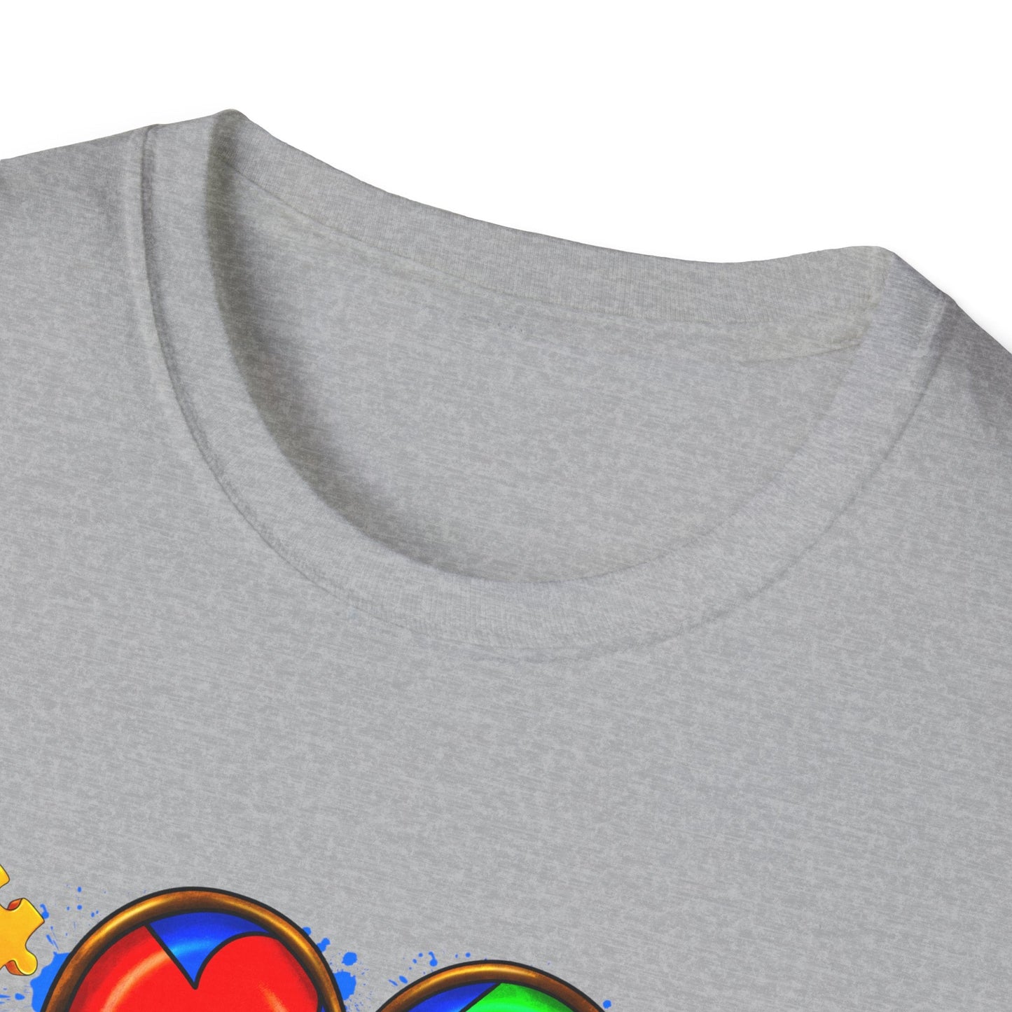 Autism Puzzle Heart T-Shirt Printify T-Shirt Rhythm & Drip Apparel