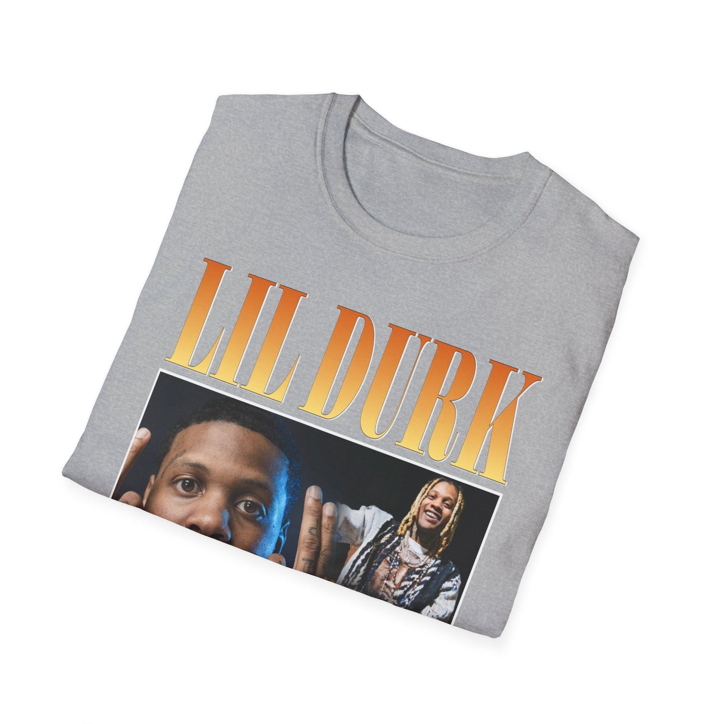 Lil Durk Graphic Unisex Softstyle T-Shirt - Trendy Music Tee for Fans - Rhythm & Drip