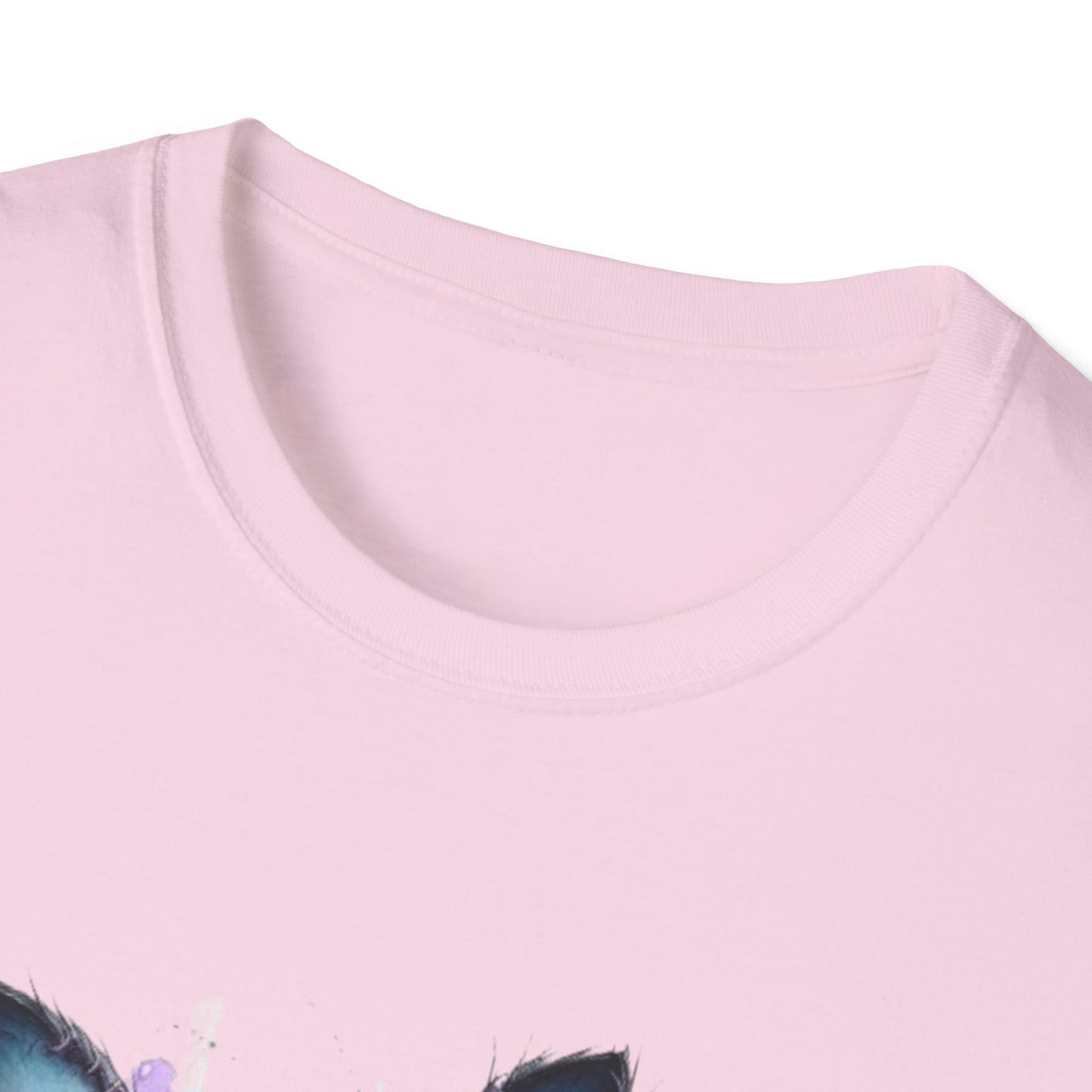 Cute Gothic Bunny Unisex T-Shirt | Softstyle Tee for Halloween & Casual Wear