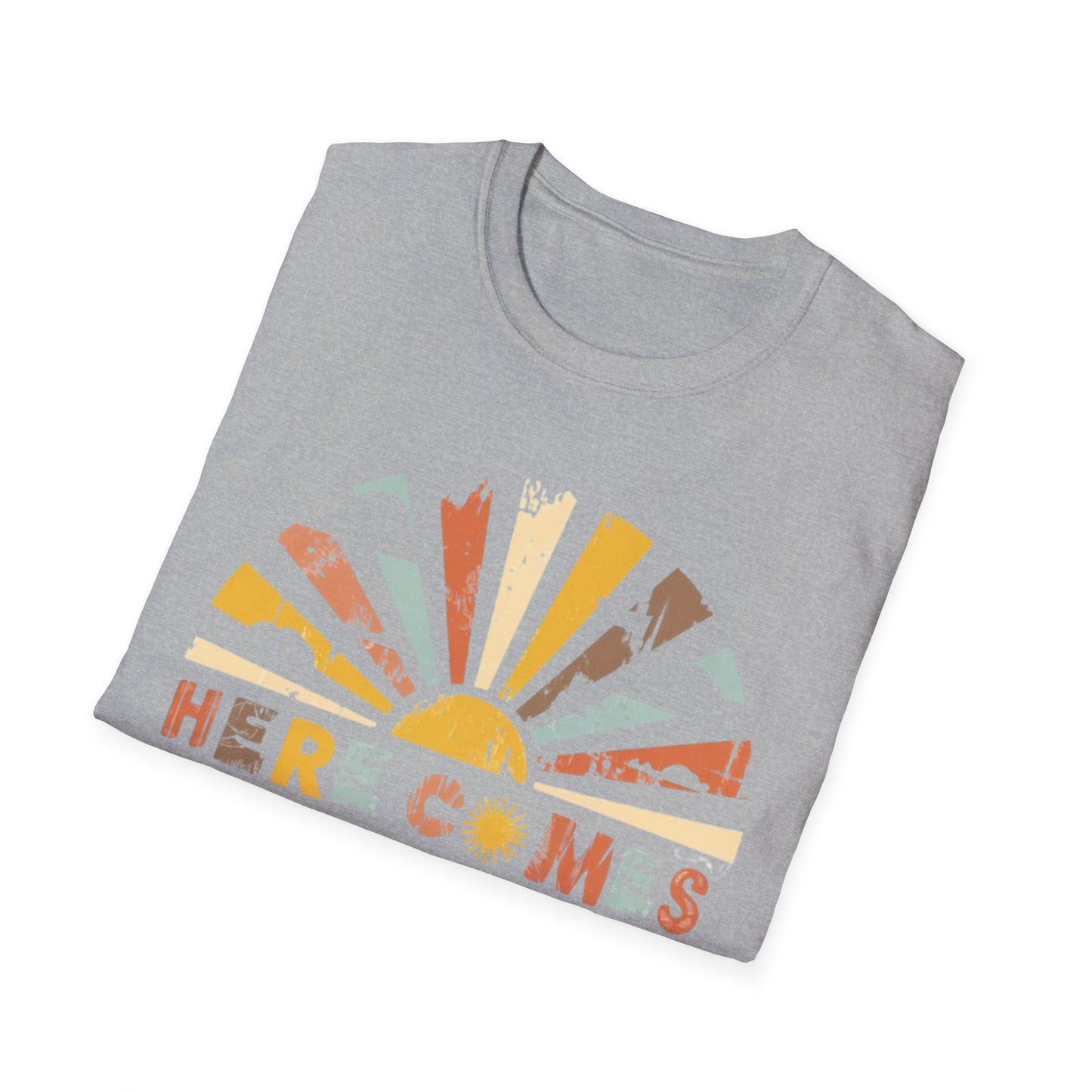 Summer- Here Comes the Sun T-Shirt Printify T-Shirt Rhythm & Drip Apparel