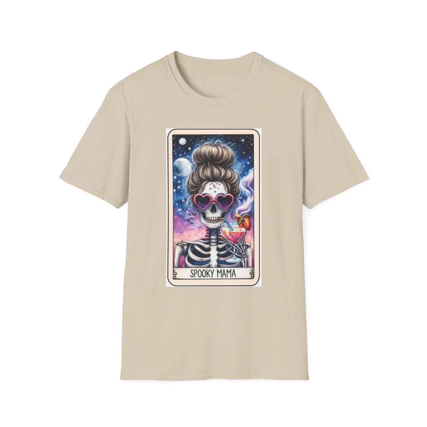 Spooky Mama- Tarot T-Shirt Sand Printify T-Shirt Rhythm & Drip Apparel