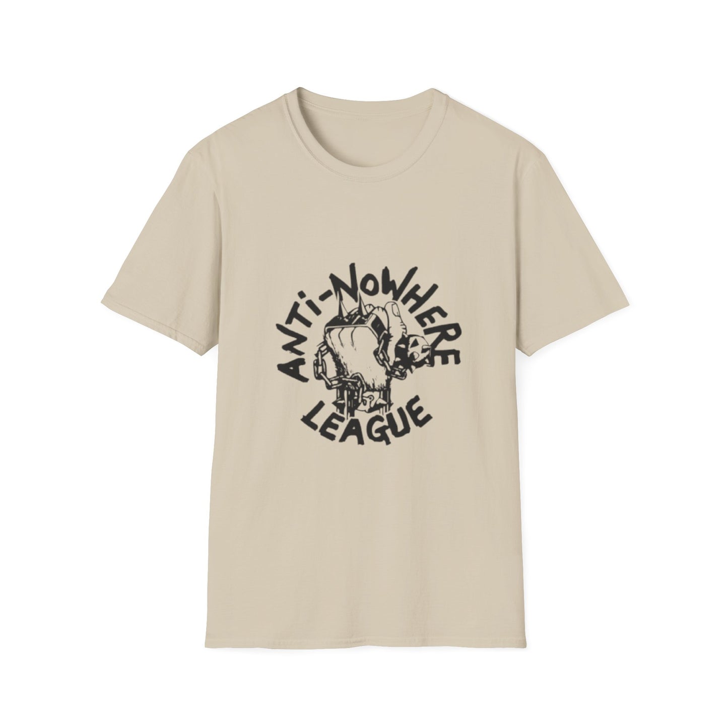 Anti-Nowhere League T-Shirt Sand Printify T-Shirt Rhythm & Drip Apparel