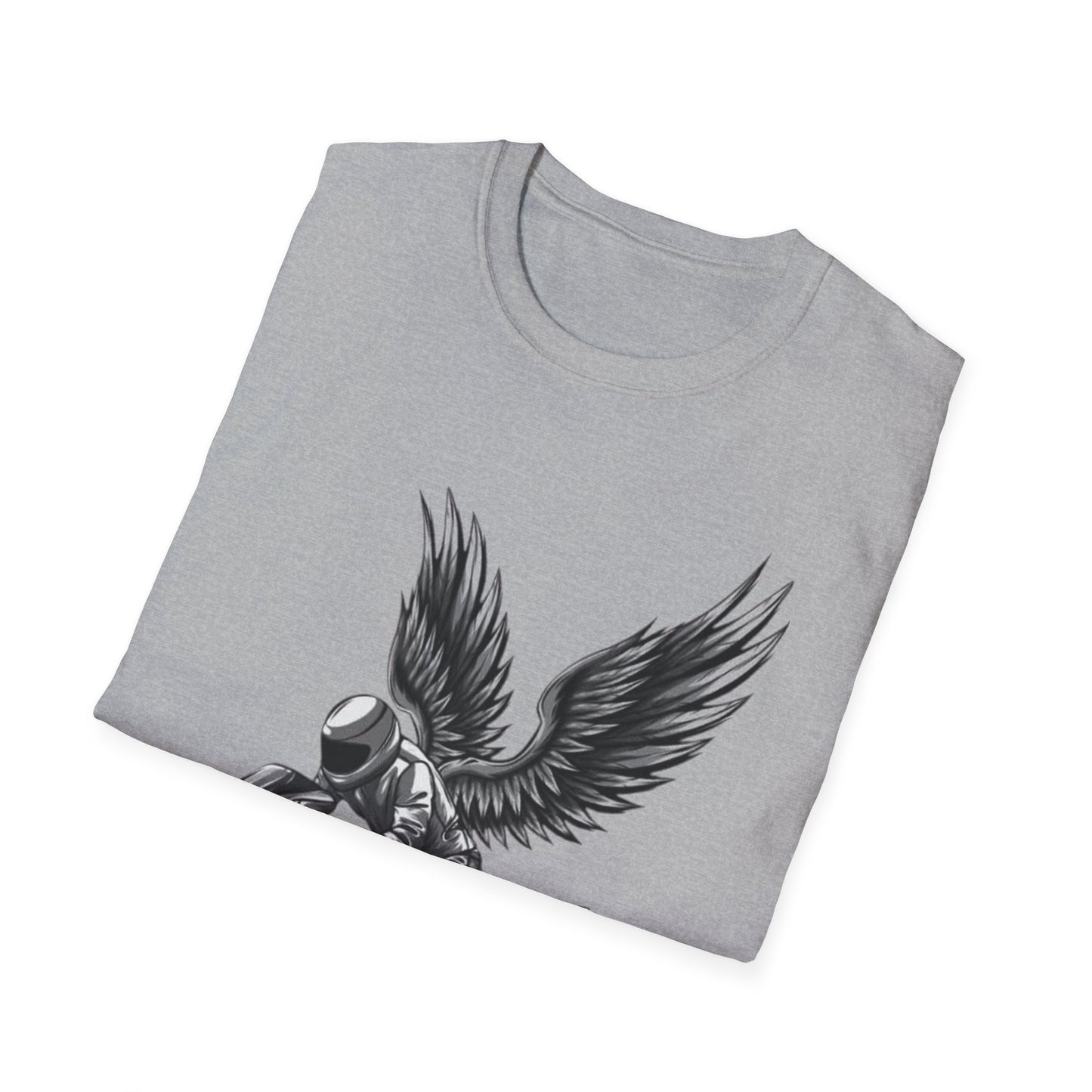 Wings of Freedom Motorbike T-Shirt Printify T-Shirt Rhythm & Drip Apparel