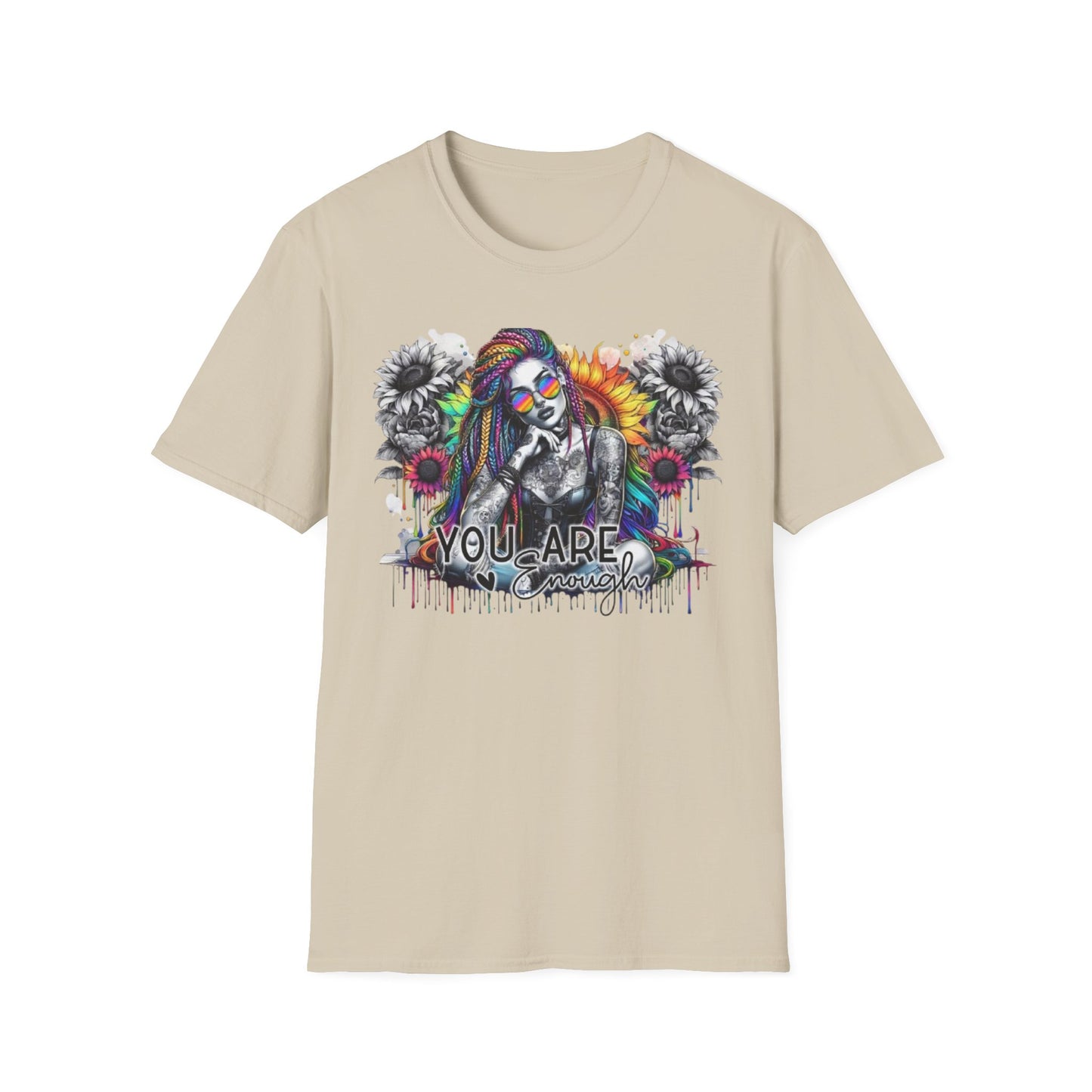 You Are Enough T-Shirt Sand Printify T-Shirt Rhythm & Drip Apparel