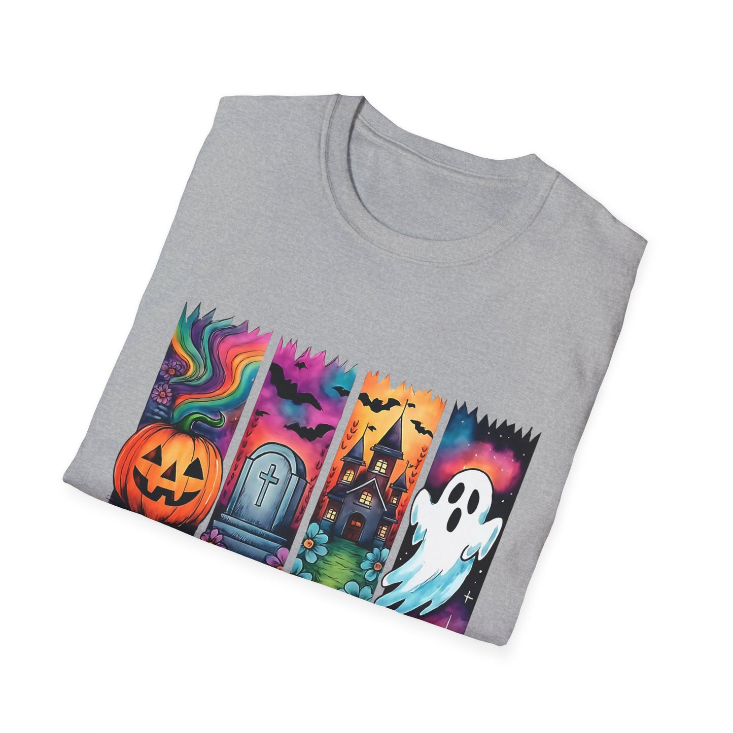 Spooky Season T-Shirt - Fun Halloween Tee for Celebrations, Fall Festivities, Costume Parties, Ghost Lovers, Pumpkin Fans Printify T-Shirt Rhythm & Drip Apparel