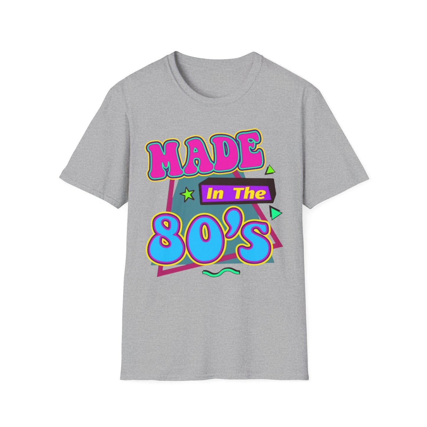 80s Retro 80's Made T-Shirt Sport Grey Printify T-Shirt Rhythm & Drip Apparel
