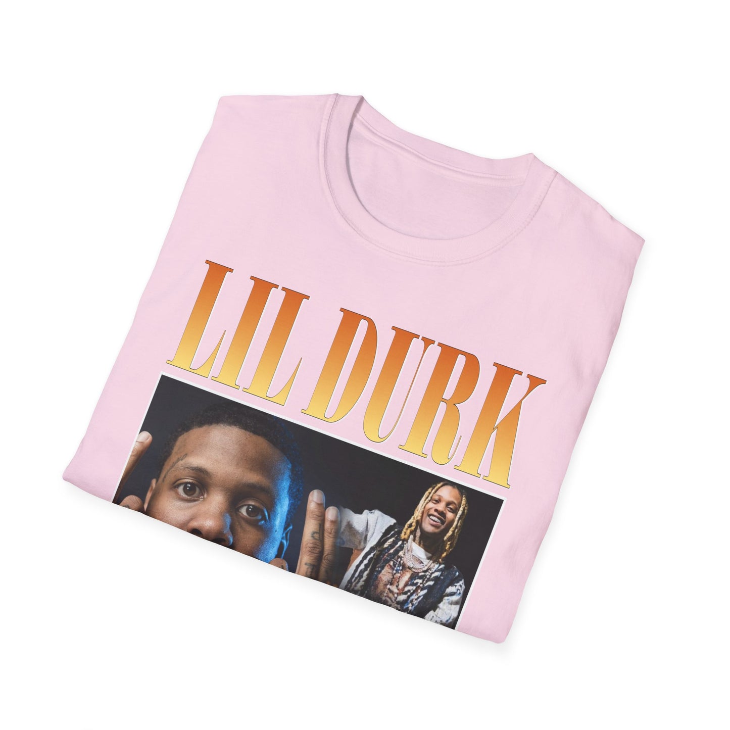 Lil Durk Graphic Unisex Softstyle T-Shirt - Trendy Music Tee for Fans - Rhythm & Drip