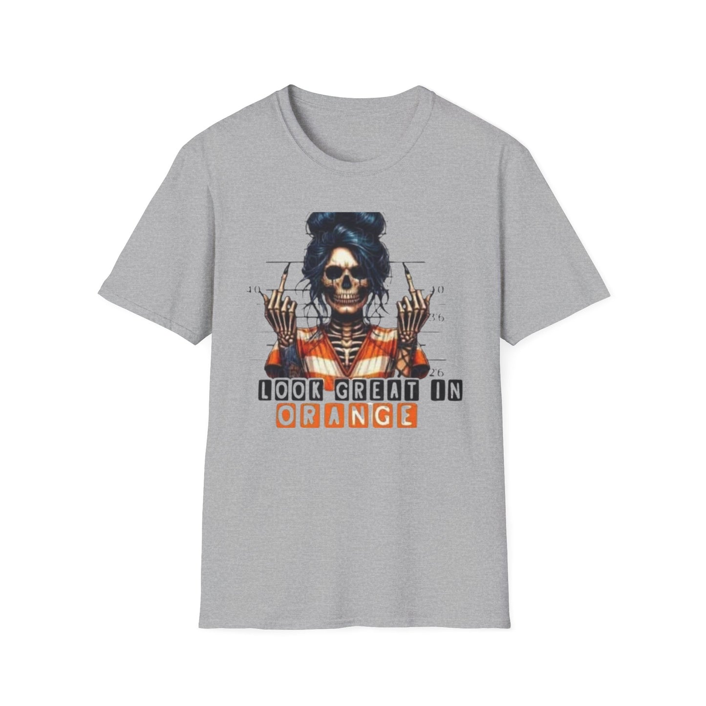 Look Great in Orange T-Shirt Sport Grey Printify T-Shirt Rhythm & Drip Apparel