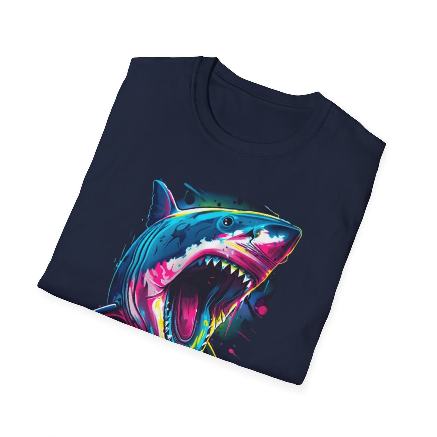 Vibrant Shark Graphic T-Shirt Printify T-Shirt Rhythm & Drip Apparel