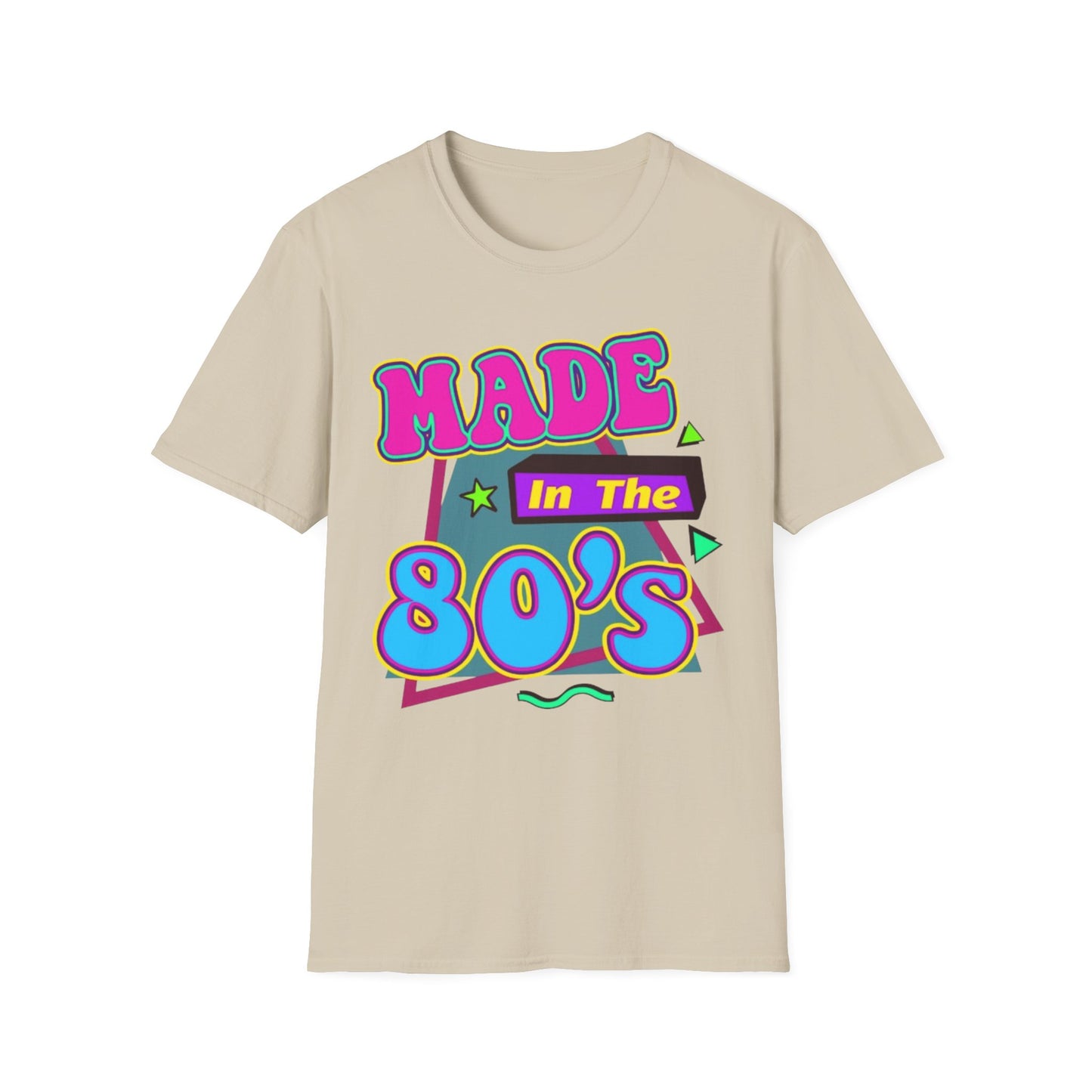 80s Retro 80's Made T-Shirt Sand Printify T-Shirt Rhythm & Drip Apparel