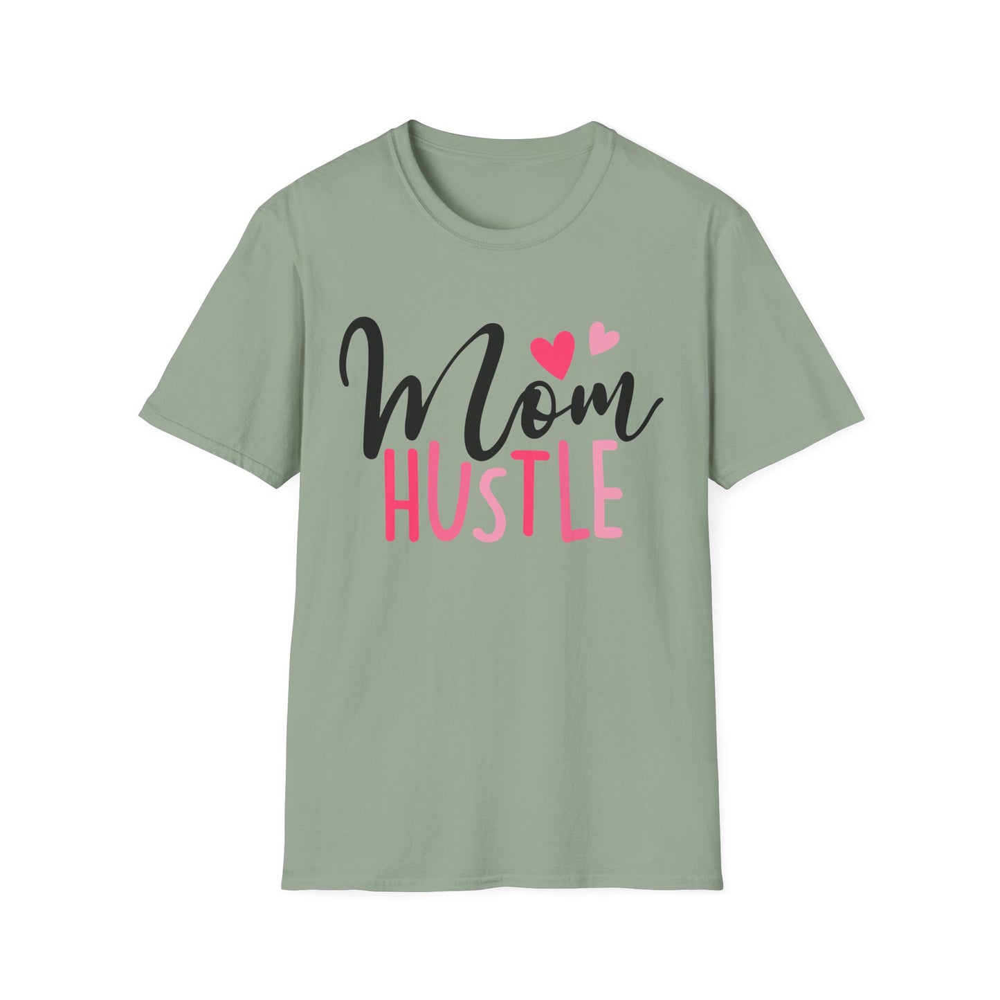 Mom Hustle Unisex Softstyle T-Shirt - Perfect Gift for Mompreneurs