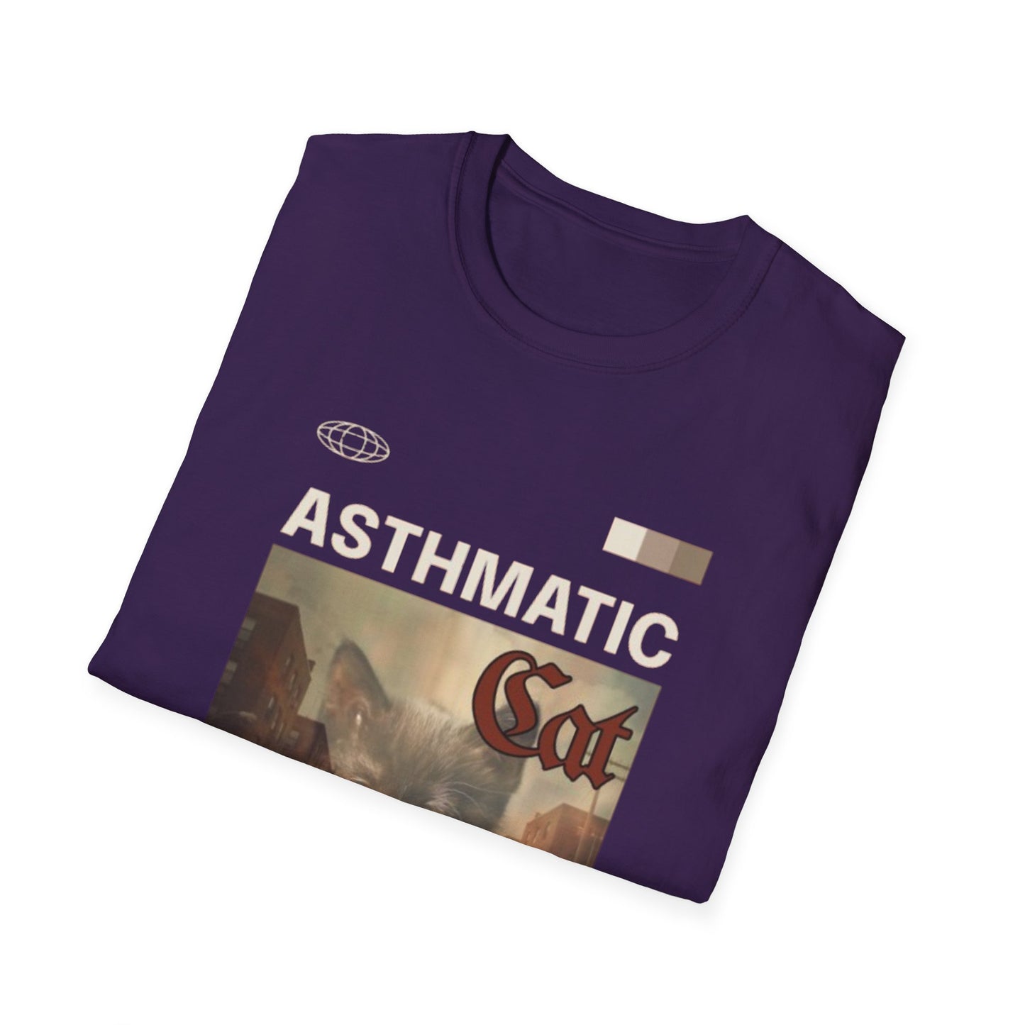 Music- Asthmatic Cat T-Shirt Printify T-Shirt Rhythm & Drip Apparel