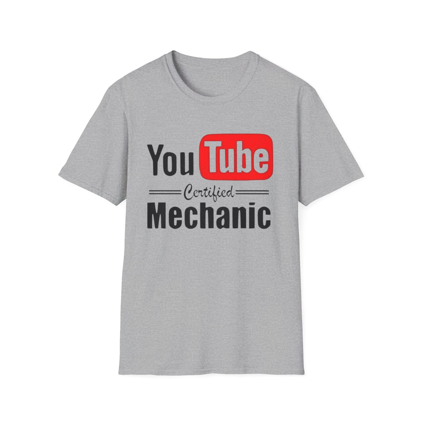 YouTube Certified Mechanic T-Shirt Sport Grey Printify T-Shirt Rhythm & Drip Apparel