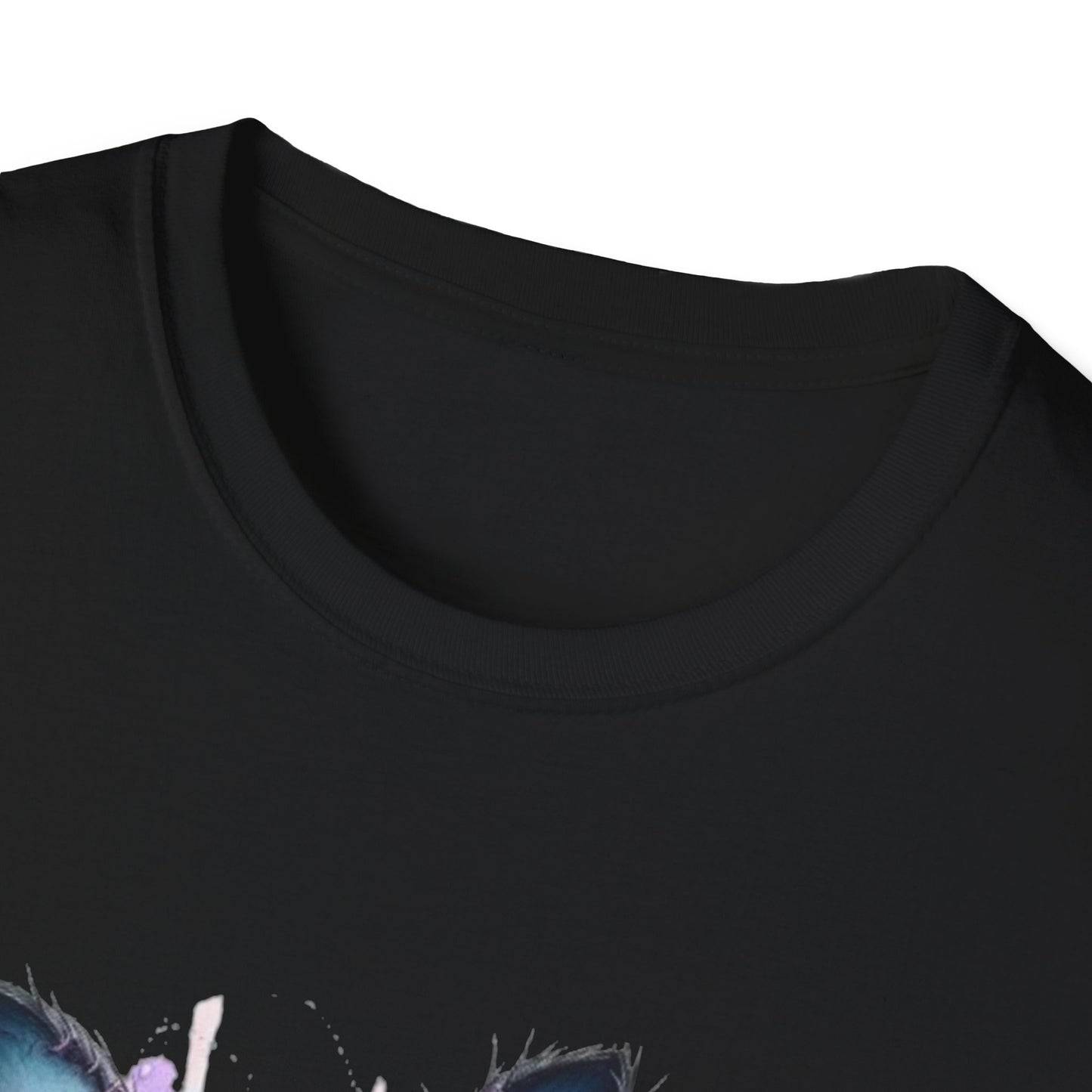 Cute Gothic Bunny Unisex T-Shirt | Softstyle Tee for Halloween & Casual Wear