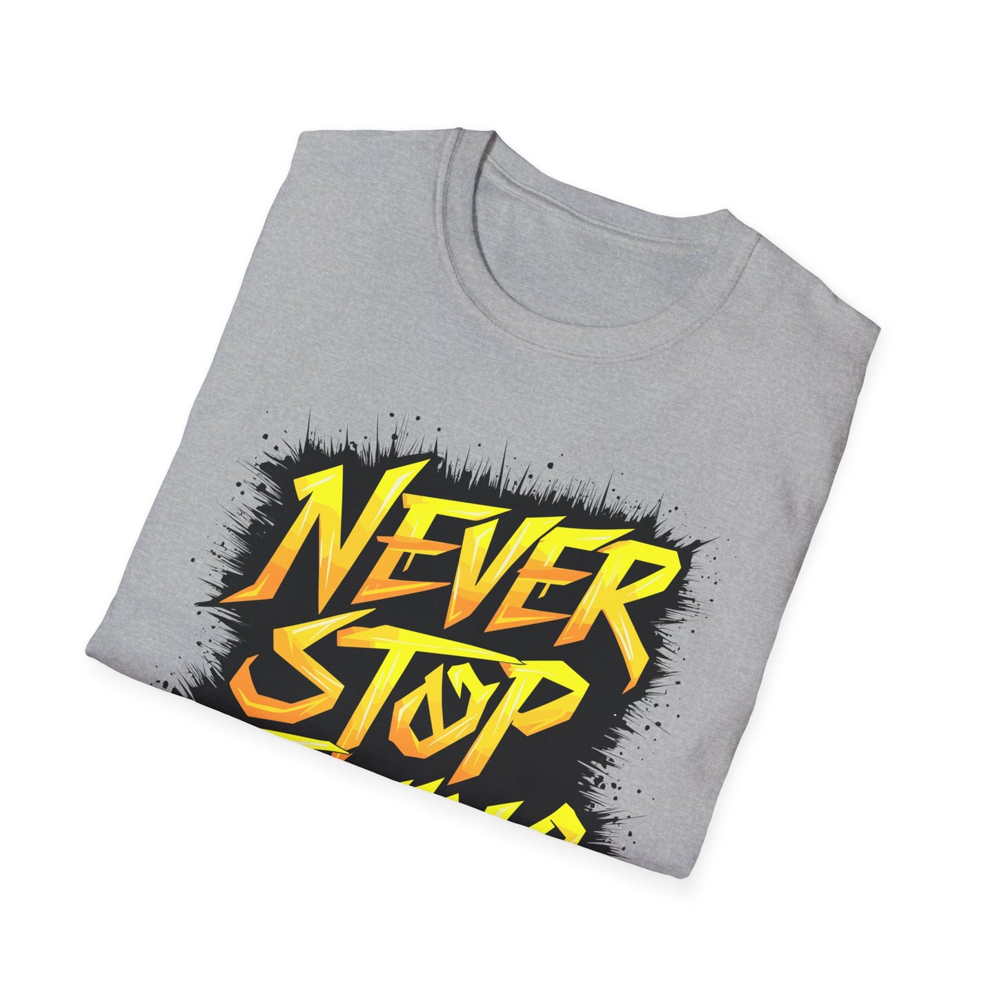 Never Stop Trying Inspirational Tee