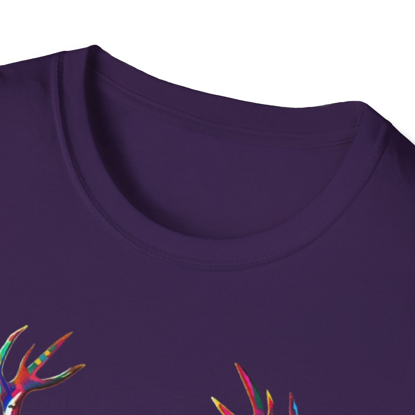 Colorful Deer Graphic Tee Printify T-Shirt Rhythm & Drip Apparel