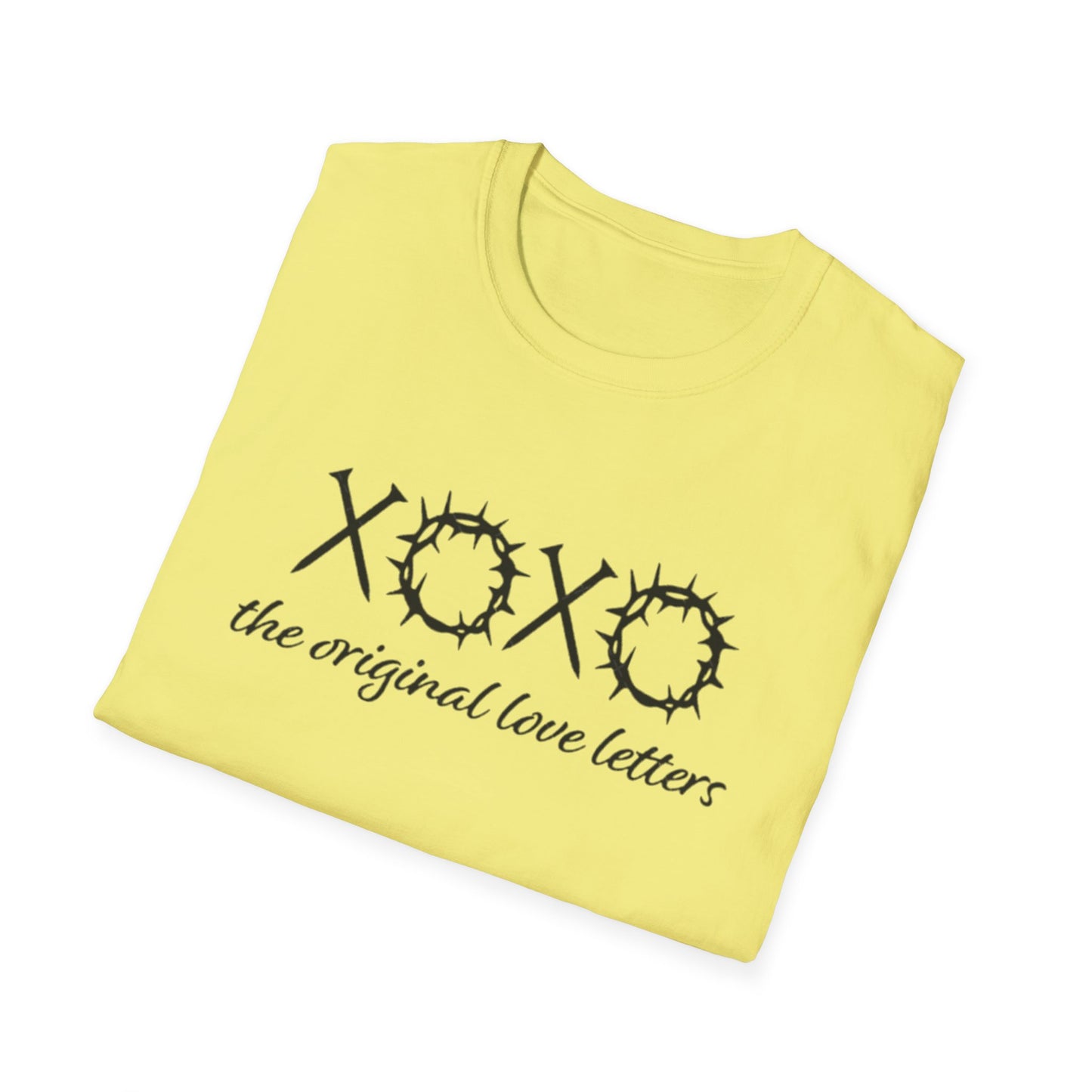 XOXO Love Letters Christian T-Shirt Printify T-Shirt Rhythm & Drip Apparel